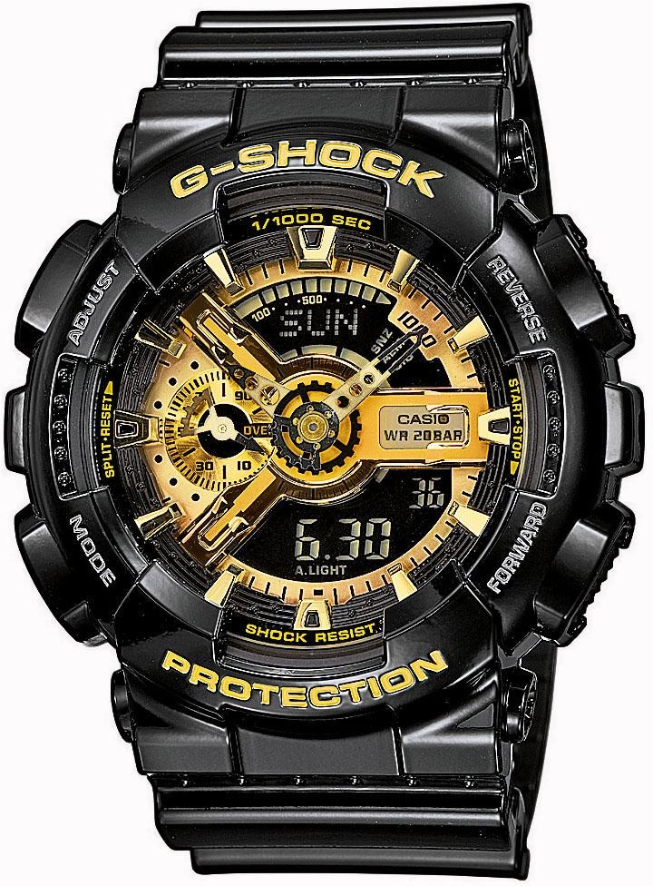 CASIO G-SHOCK Chronograph »GA-110GB-1AER«, Quarzuhr, Armbanduhr, Herrenuhr, günstig online kaufen