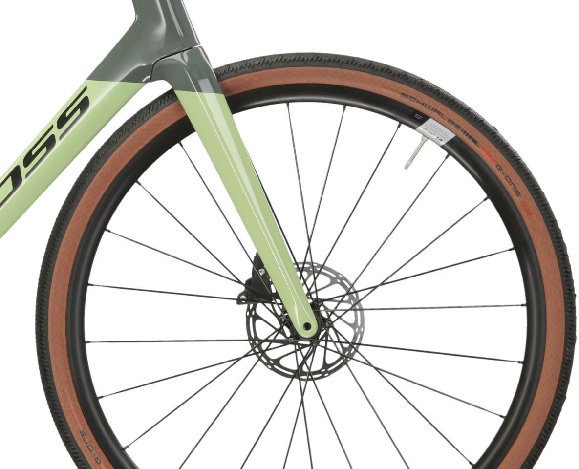 Kross Gravelbike »Gravelbike Carbon Esker RS 2.0 Grau 12 Gänge« 12 Gang SRAM APEX XPLR AXS Schaltwerk Kettenschaltung mit Carbon-Rahmen und -Gabel