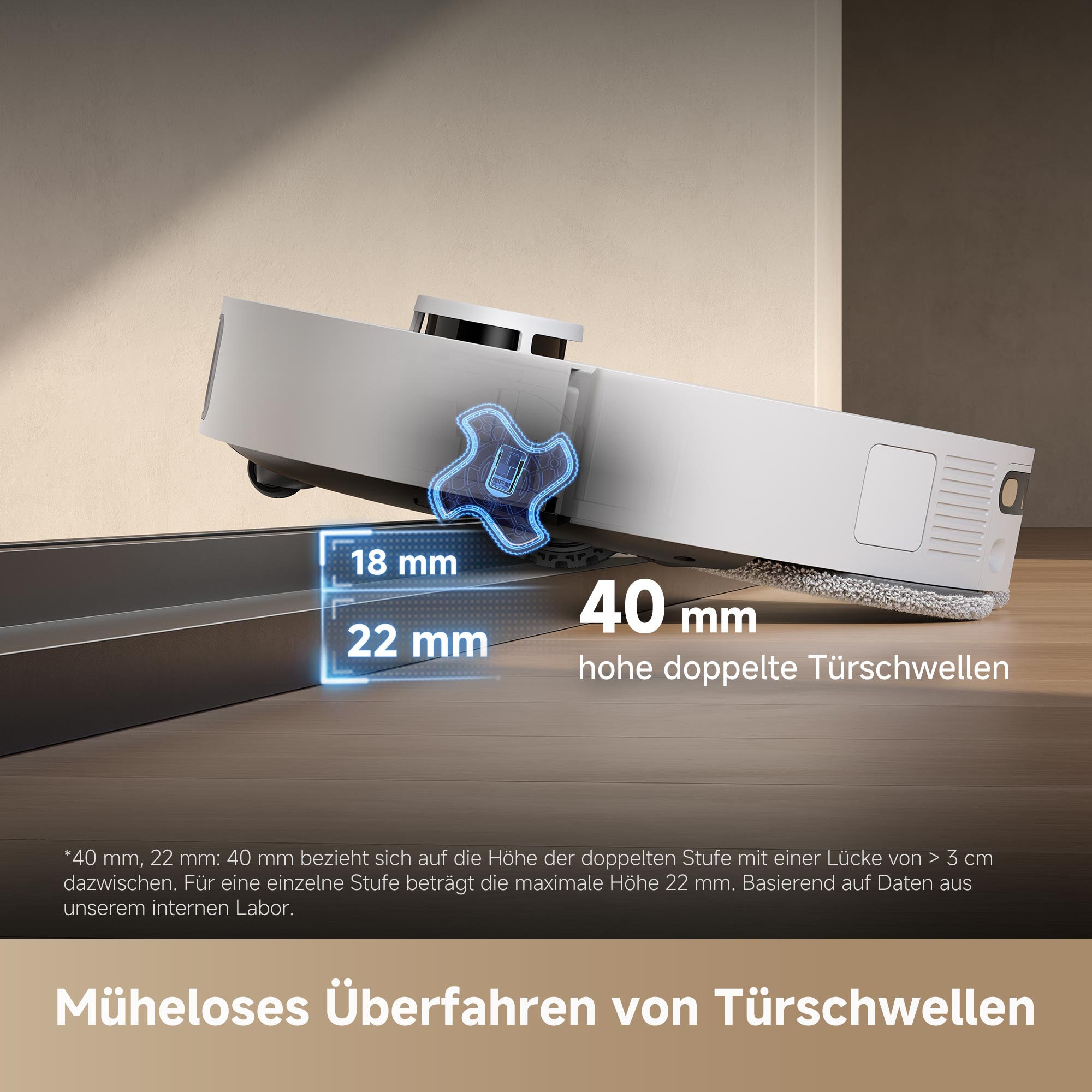 Dreame Saugroboter »L40s Pro Ultra« Basisstation, App-Steuerung, 600 Watt