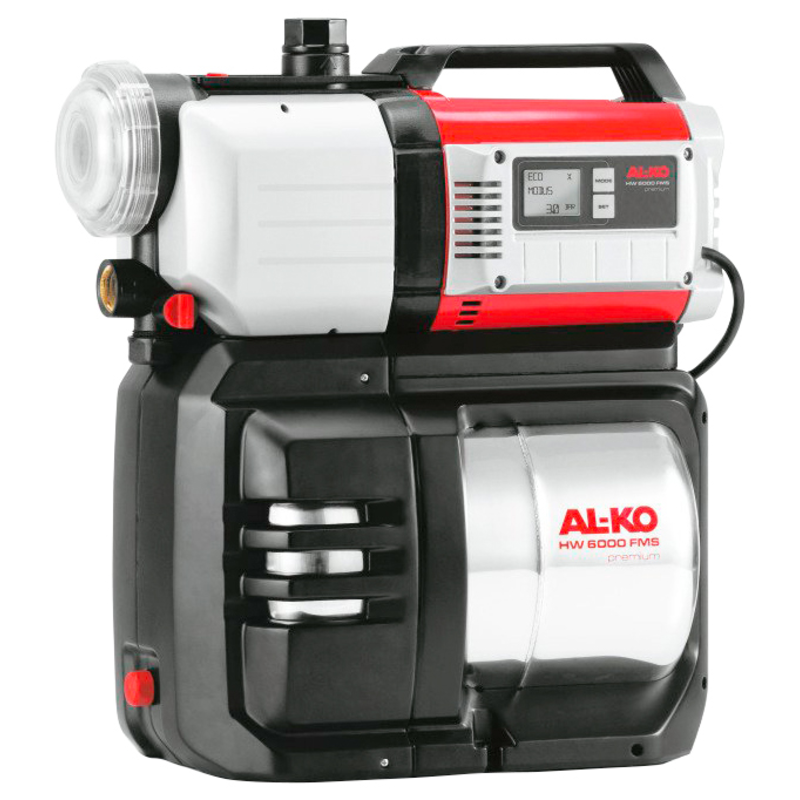 AL-KO Hauswasserwerk »HW 6000 FMS Premium« 6.000 l/h max. Fördermenge silberfarben Leicht zu reinigender XXL-Vorfilter für lange Lebensdauer,...