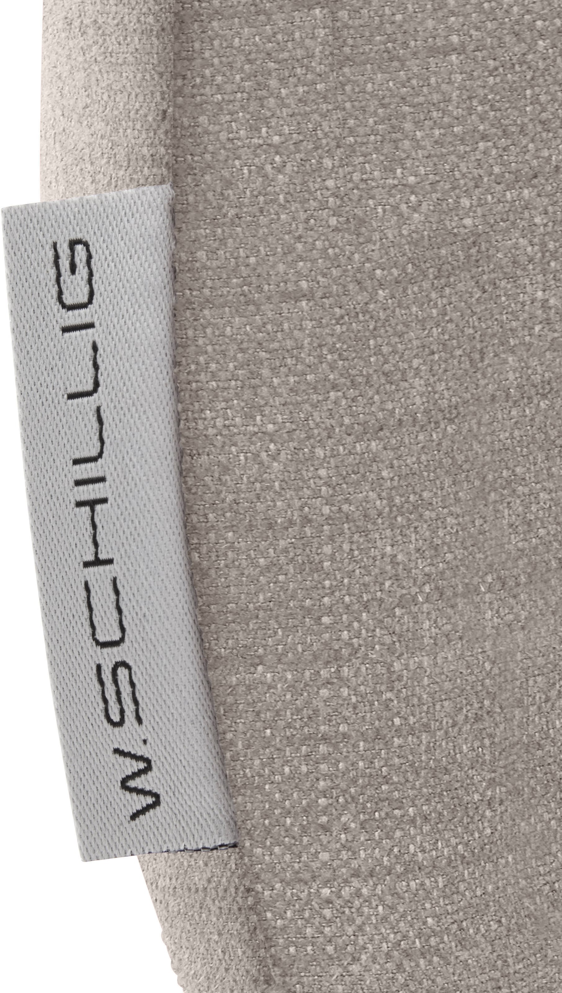 W.SCHILLIG Hocker »enjoy&MORE« Füße Chrom glänzend, Breite 106 cm