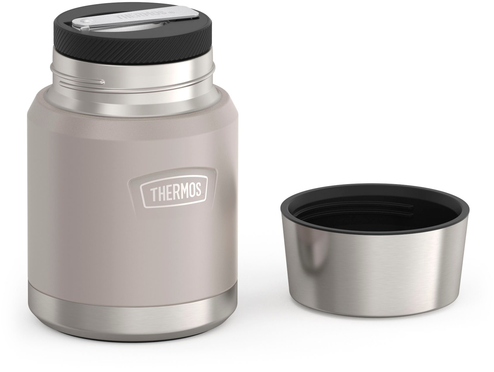 THERMOS Thermobehälter »ICON FOOD JAR, Thermobehälter für Essen, spülmaschinenfest« 1 Stk. tlg. 0,47l, 10h heiß & 24h kalt, dicht & auslaufsicher, mit Löffel
