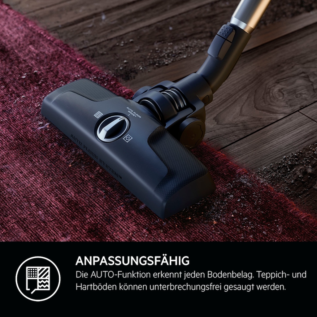 AEG Bodenstaubsauger »HYGIENIC 6000 (AB61H6SW)«, 850 W, mit Beutel, hohe Saugleistung, inkl. Zusatzdüsen, 50 % Recyclingkunststoff