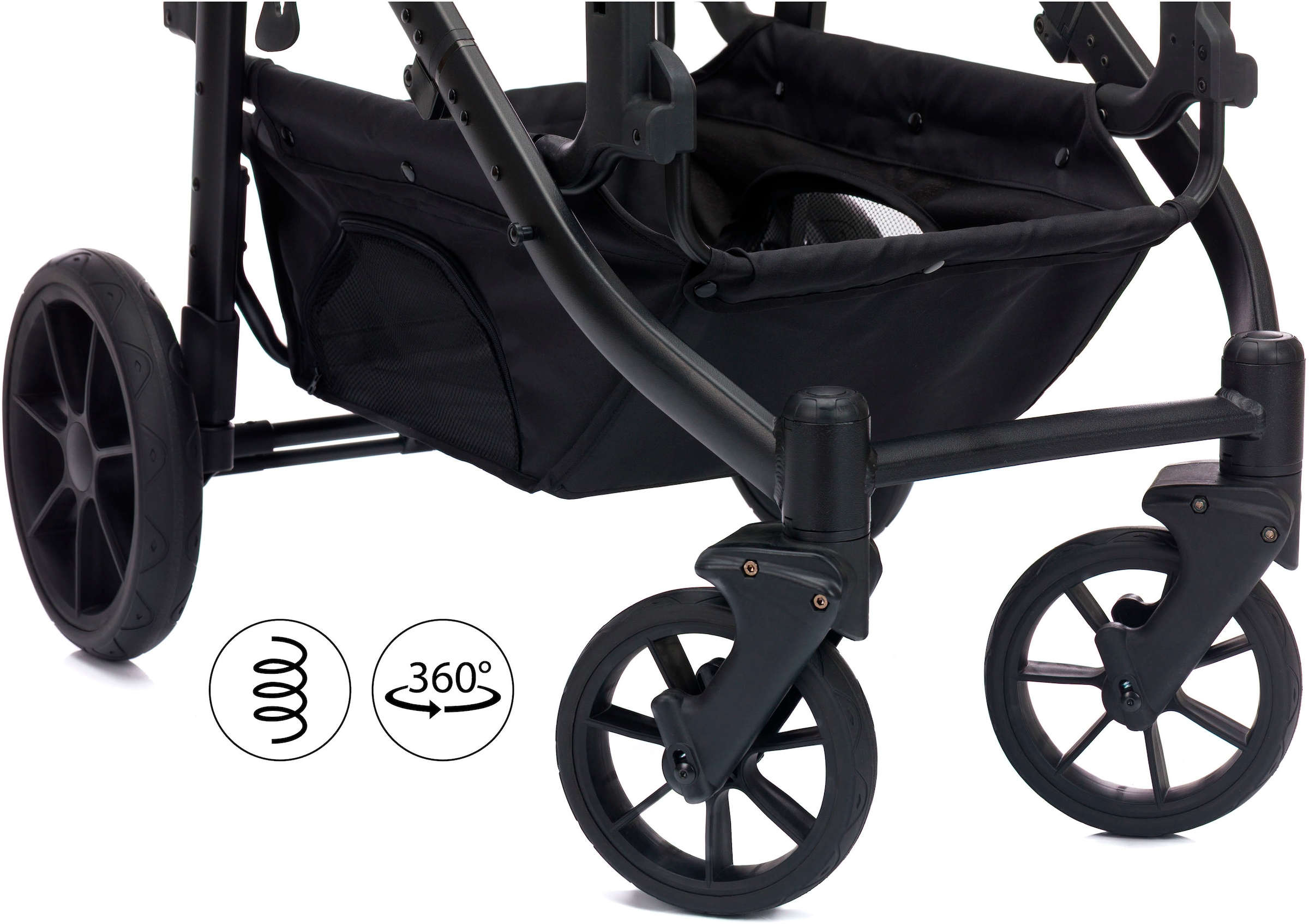 Fillikid Zwillings-Kombikinderwagen »Fill Two in One«, 22 kg
