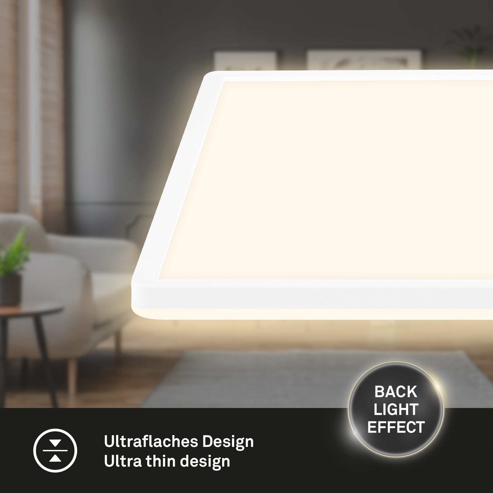 Briloner Leuchten LED Panel »SLIM«