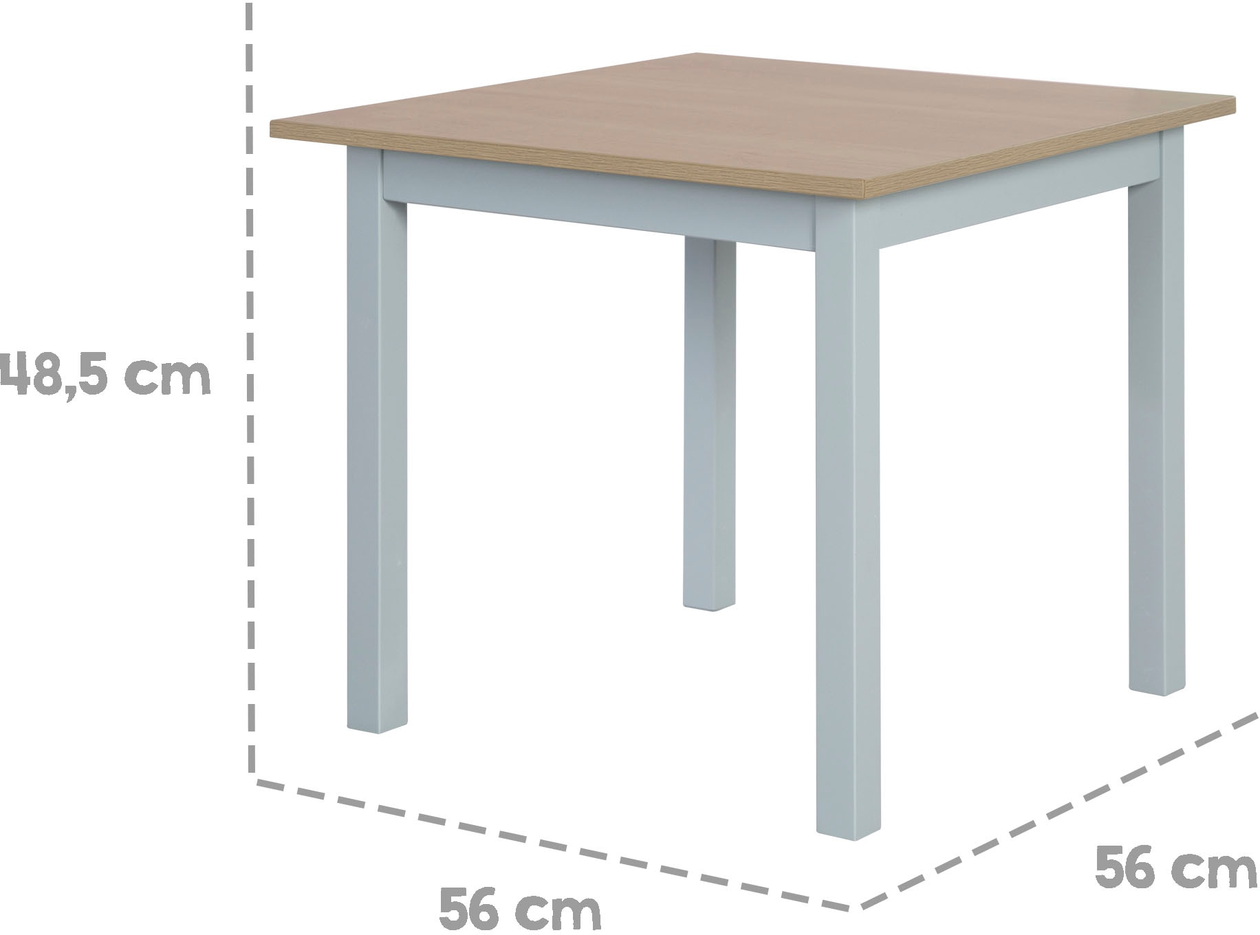 roba® Kindersitzgruppe »Woody, Holzdekor/taupe«, (3 tlg.)