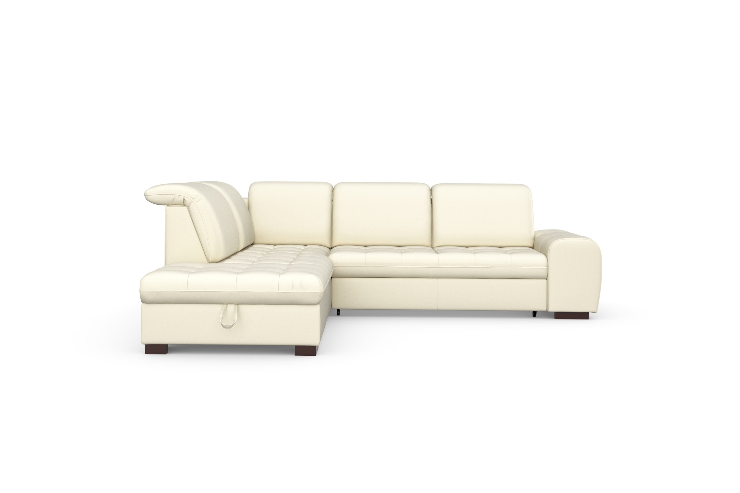 sit&more Ecksofa »Luxor L-Form«, wahlweise mit Bettfunktion, Stauraum und Kopfteilverstellung