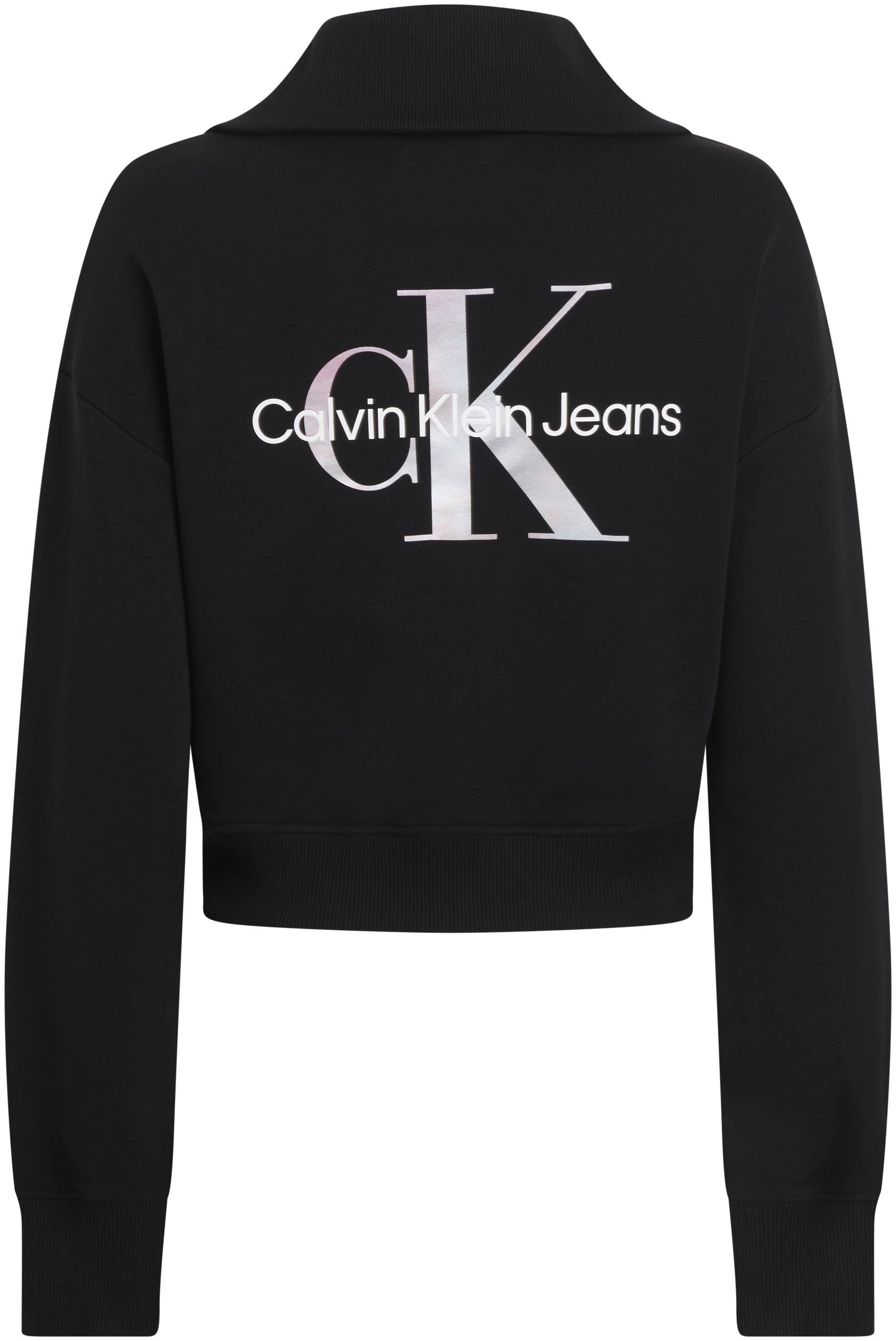Calvin Klein Jeans Sweatjacke »DIFFUSED MONOLOGO ZIP-THROUGH«, mit Logoschriftzug