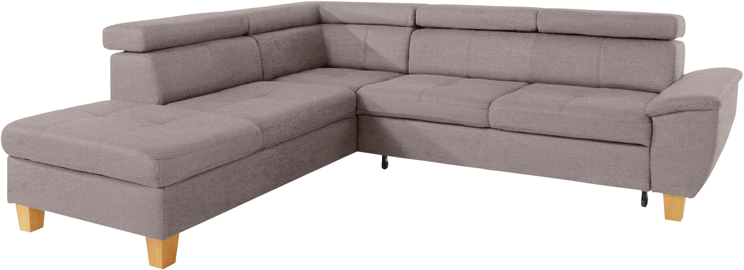 exxpo - sofa fashion Ecksofa »Enya, hoher Sitzkomfort, Breite 266cm, bequem günstig online kaufen