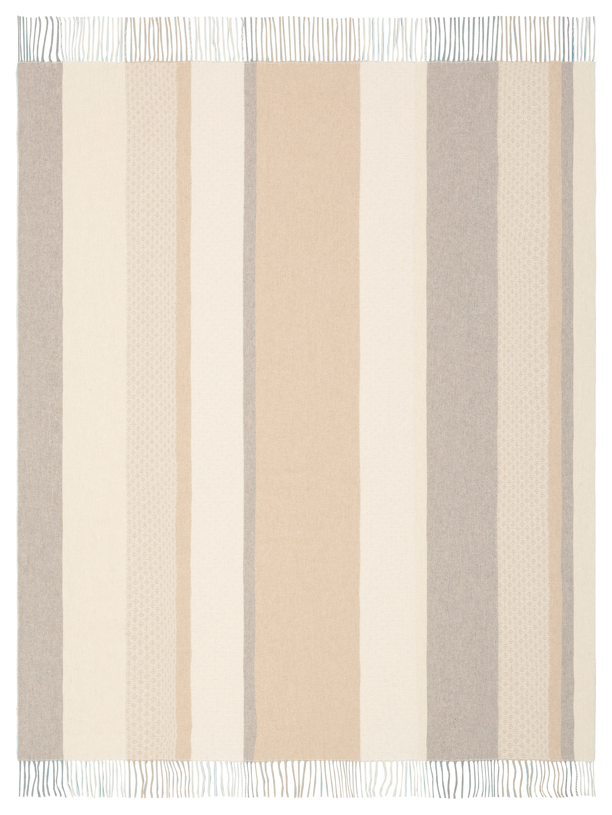 Biederlack Wohndecke »Plaid Light lines« im zeitlosen Streifendessin