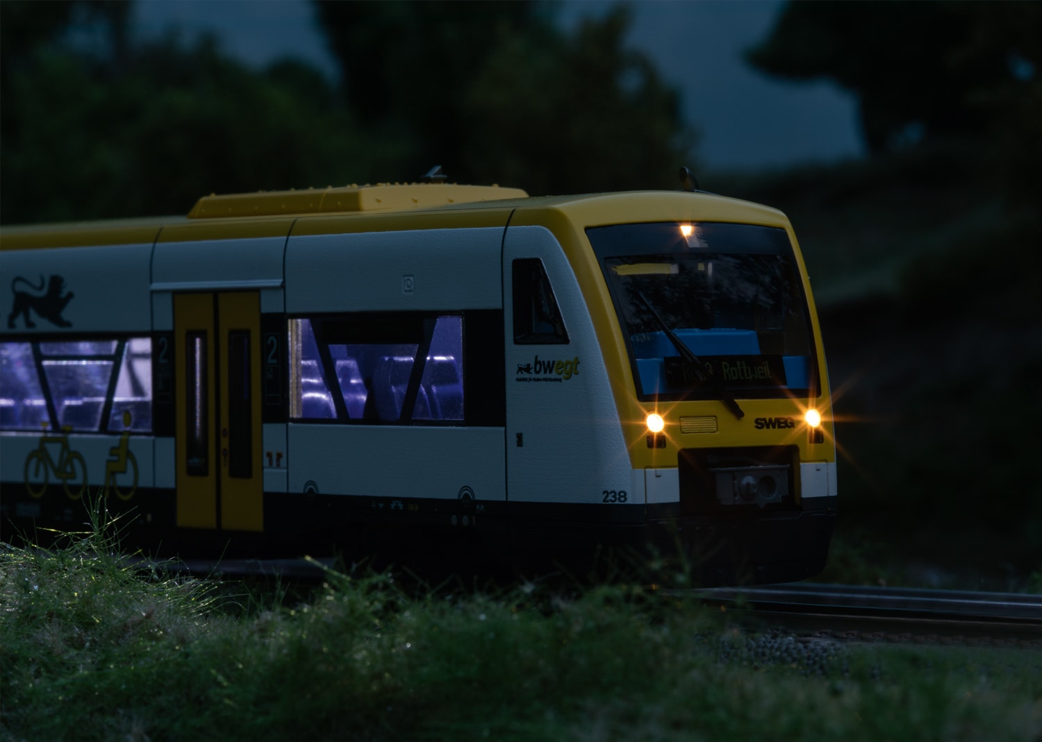 Märklin Personenwagen »Dieseltriebwagen Regio Shuttle RS1, Baureihe 650 - 36966« mit Sound und Beleuchtung; Made in Europe