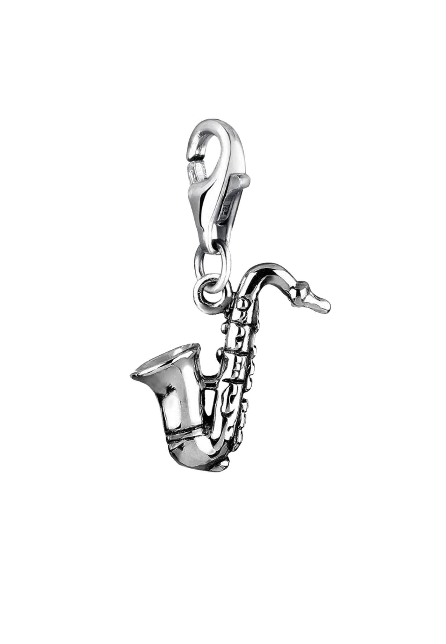 Nenalina Charm-Einhänger »Saxophon Symbol Musik Instrument 925 Silber«