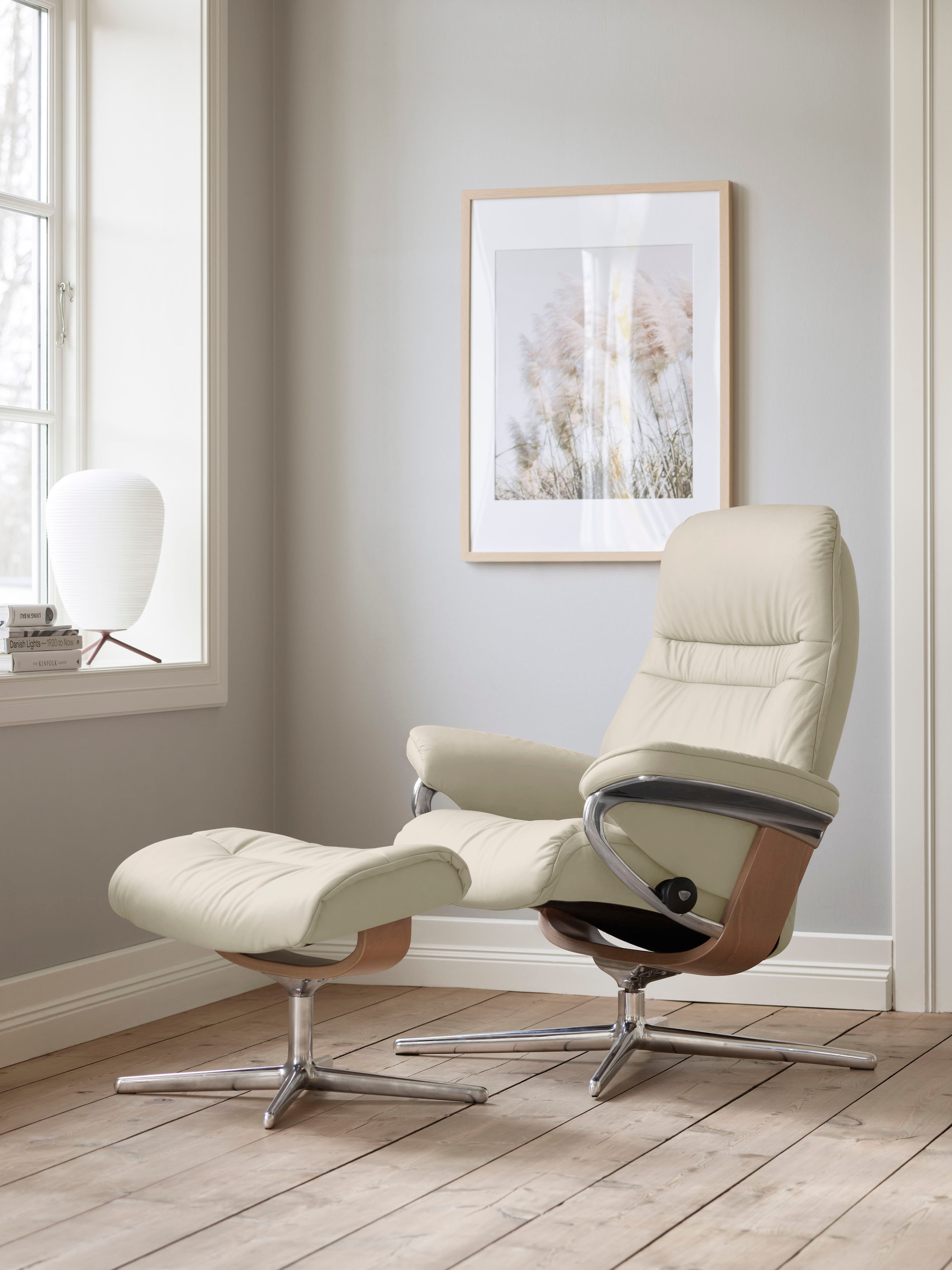Stressless® Relaxsessel »Sunrise«, (Set, Relaxsessel mit Hocker), mit Hocke günstig online kaufen