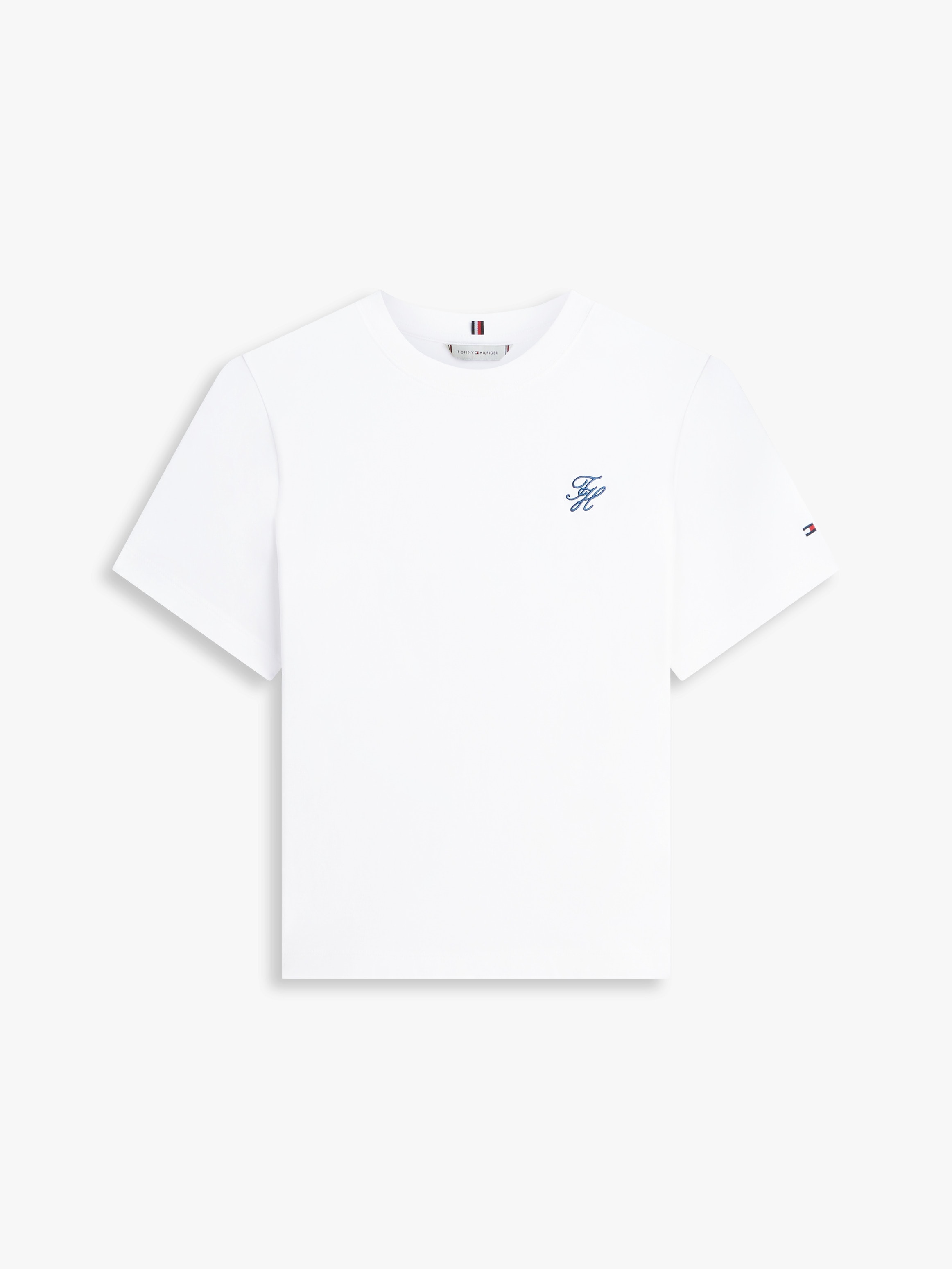 Tommy Hilfiger Kurzarmshirt »TH SCRIPT REGULAR C-NECK SHORT SLEEVE TEE«