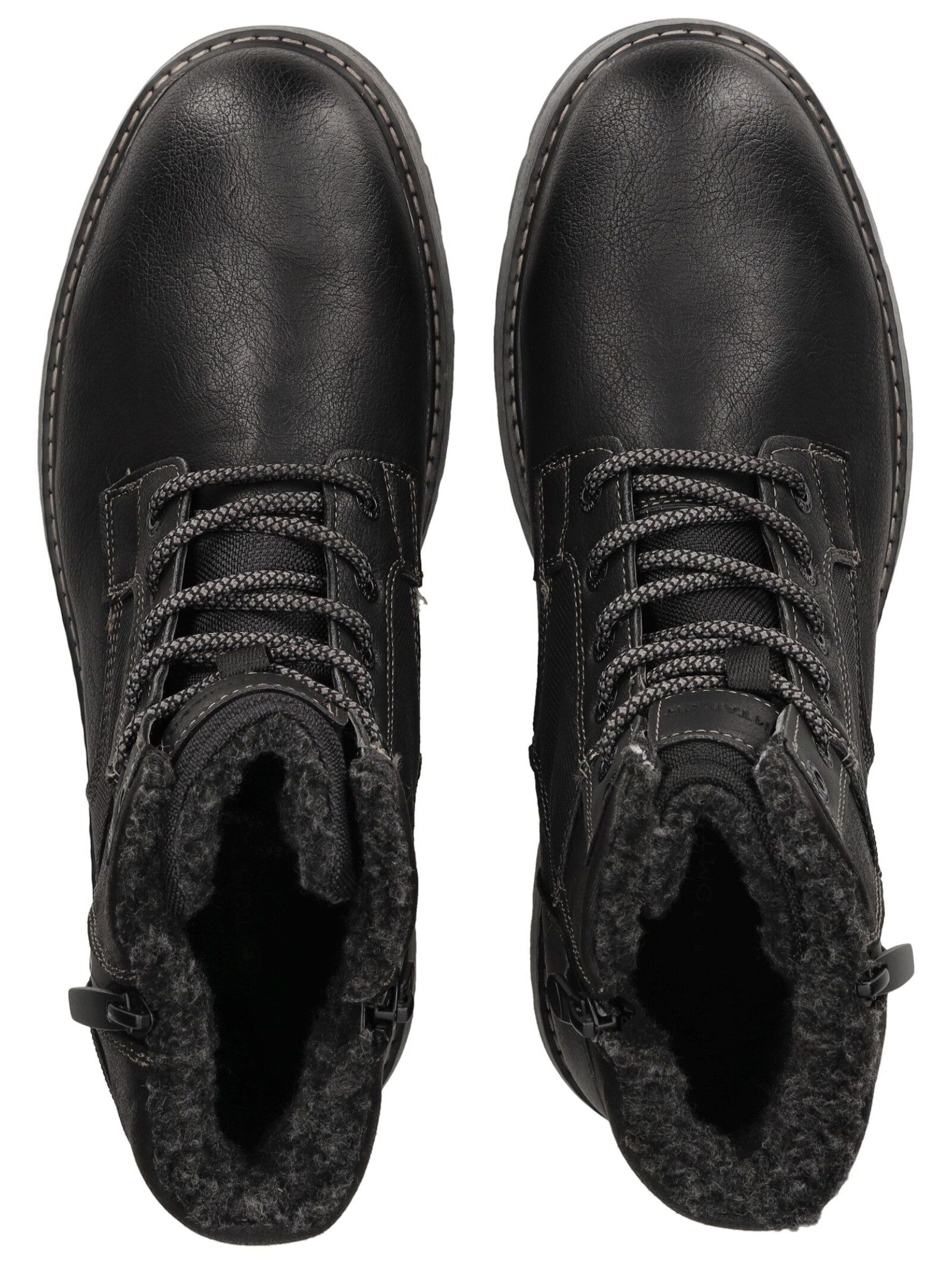 TOM TAILOR Schnürstiefelette »Tom Tailor Stiefelette Lederimitat/Textil«