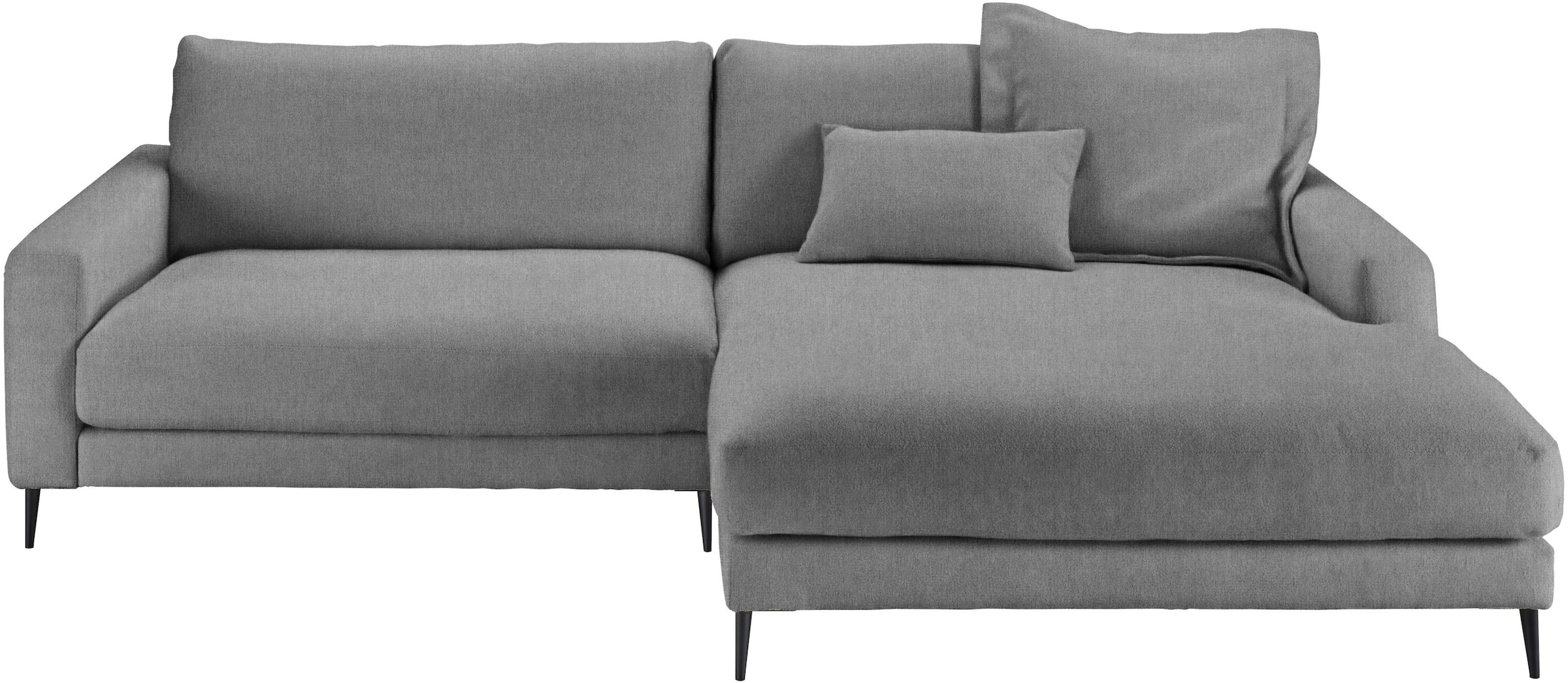 Home affaire Ecksofa »Downtown, B/T/H: 272/190/84 cm L-Form« weicher Sitzko günstig online kaufen