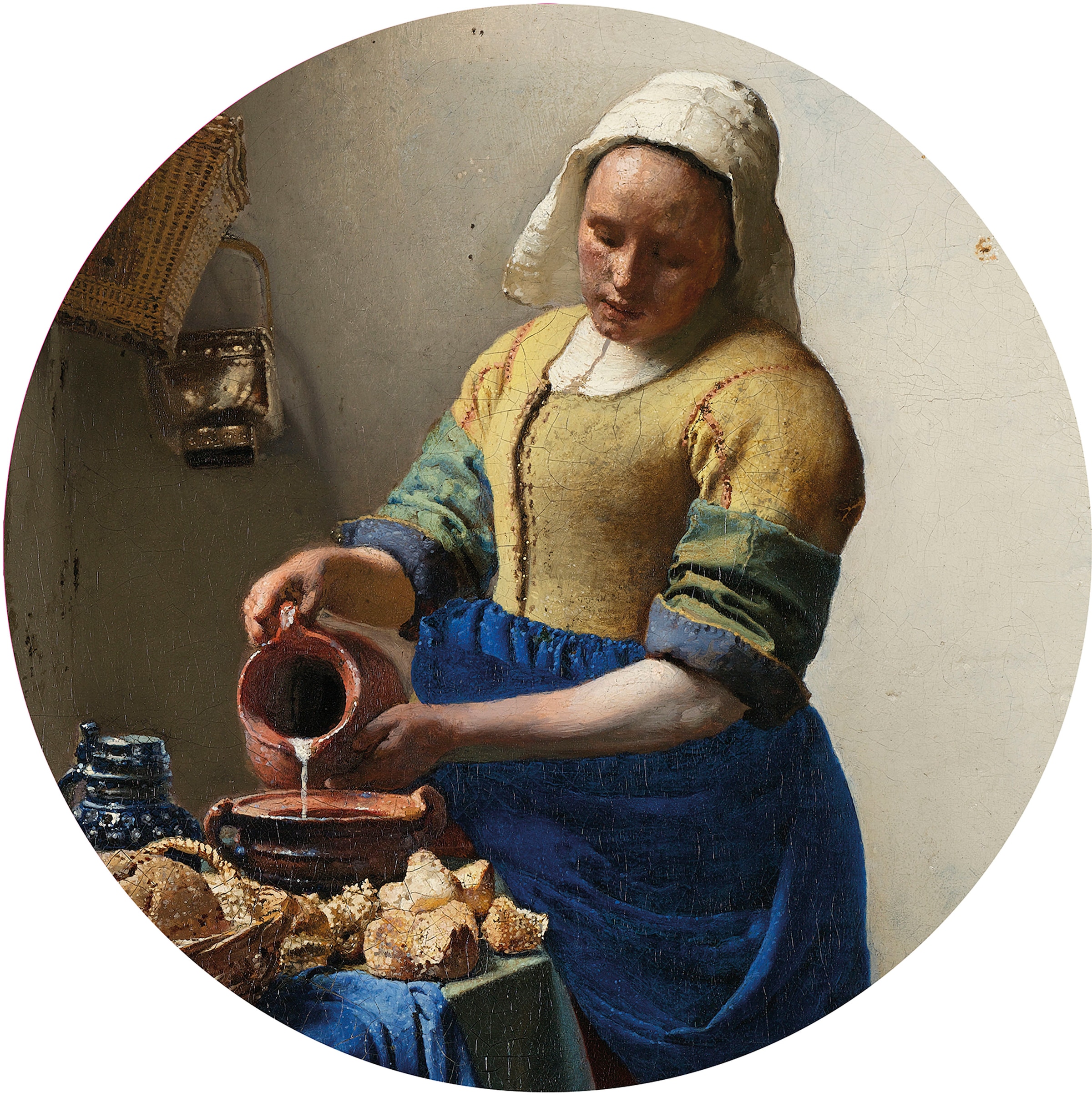 Wandtattoo »Milchmädchen Vermeer«, (1 St.)