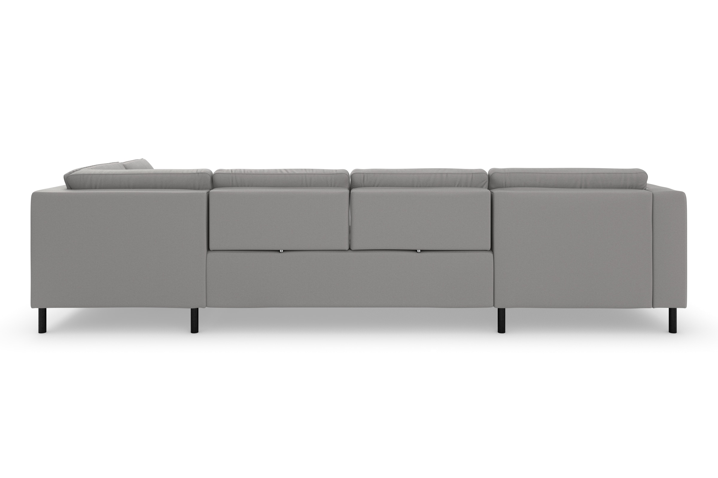 sit&more Wohnlandschaft »Olsen U-Form« inklusive Sitztiefenverstellung, wahlweise mit Bettfunktion, 15cm hoch