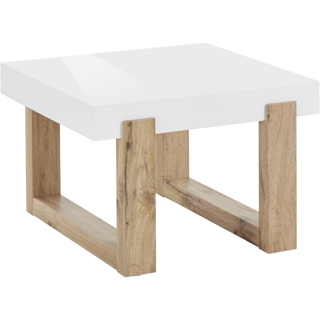 INOSIGN Couchtisch »Solid«, hochglanzfarbener weißer Tischplatte, in zwei unterschiedlichen Größen