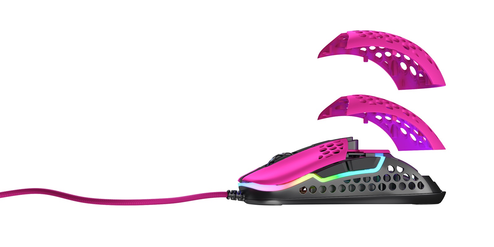 Cherry Xtrfy Gaming-Maus »M42 RGB«, kabelgebunden, ultraleichte Gaming-Maus