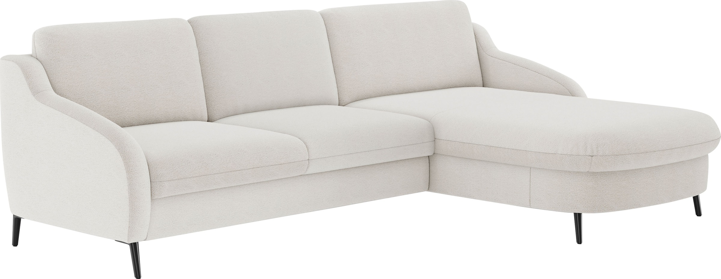 sit&more Ecksofa »Soul L-Form«, wahlweise mit Bettfunktion und Bettkasten oder Schubkasten