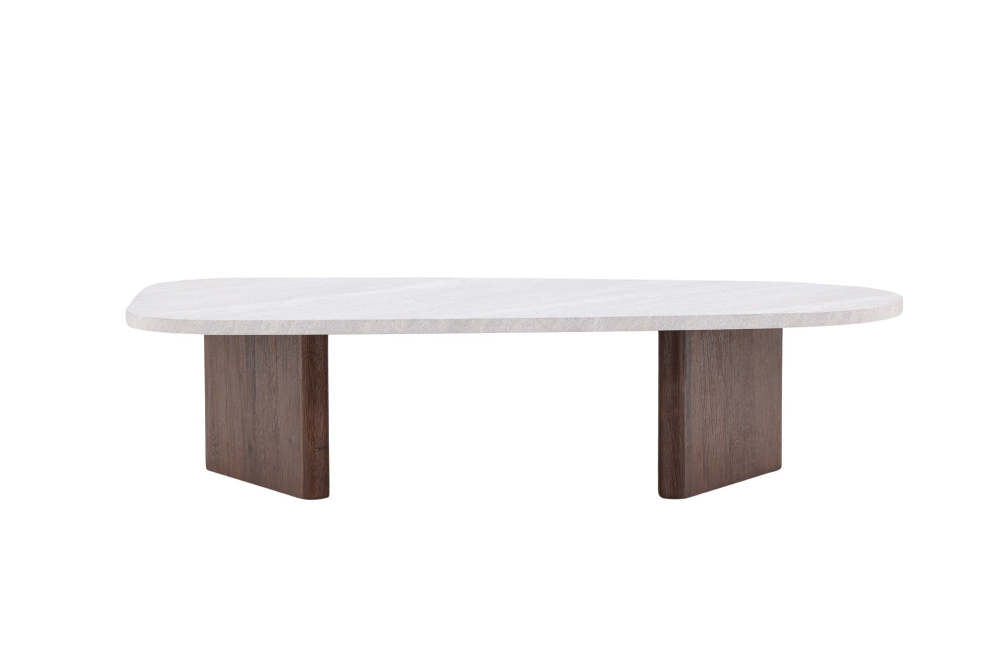 Venture Home Couchtisch Sofatisch, MDF, oval, flach, großzügig, modern