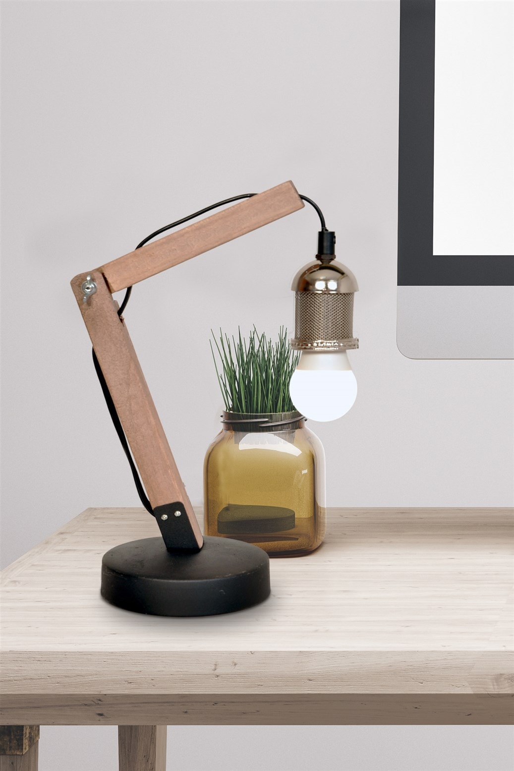 Kayoom Tischleuchte »Tischlampe Rossa I«, 1 flammig, Leuchtmittel E27 | ohne Leuchtmittel, edles Design, hochwertig, stilvoll
