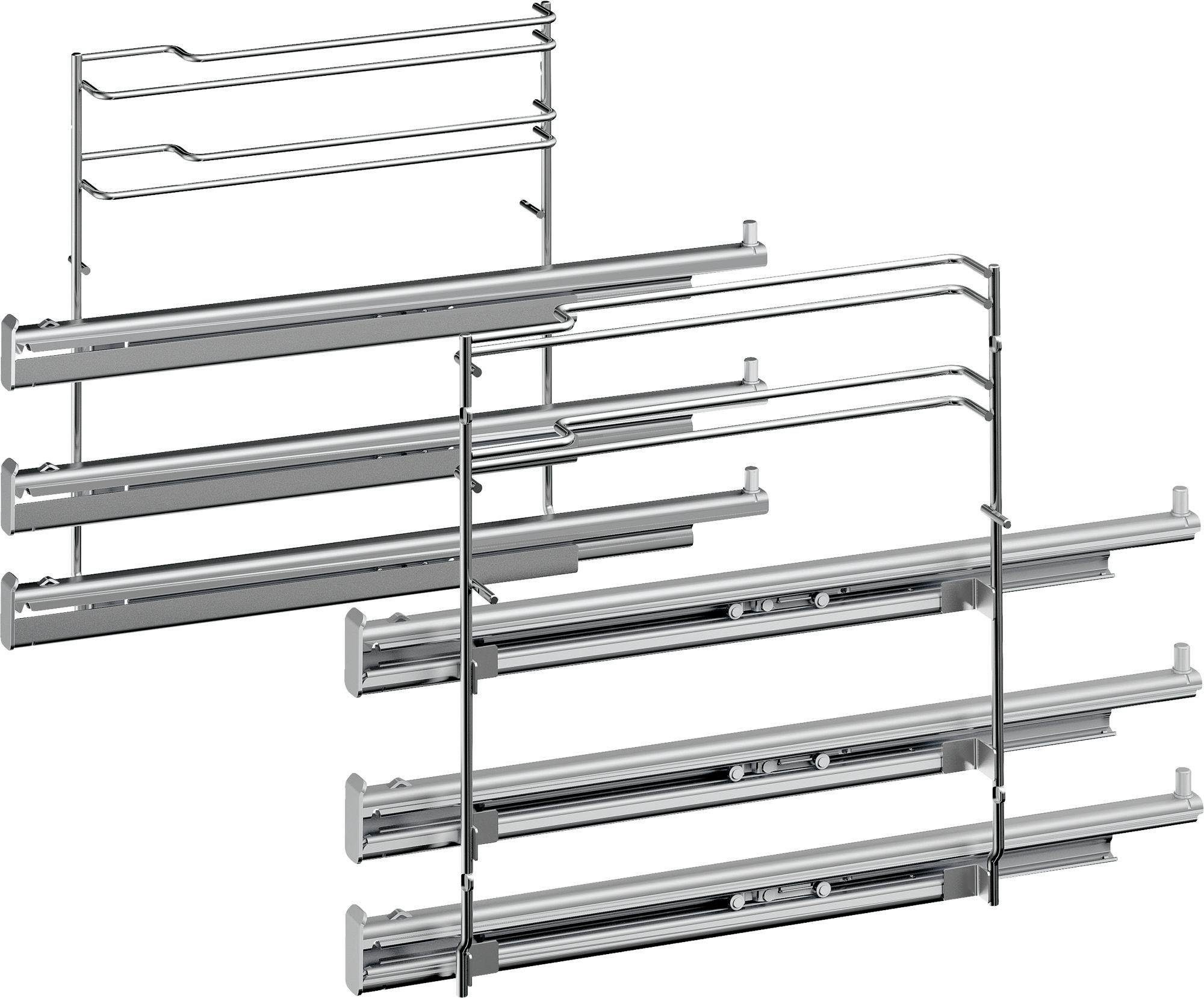 8. Bild von SIEMENS Backofen-Set »EQ872DV01R«, HB672GBS1, mit 3-fach-Teleskopauszug, Pyrolyse-Selbstreinigung