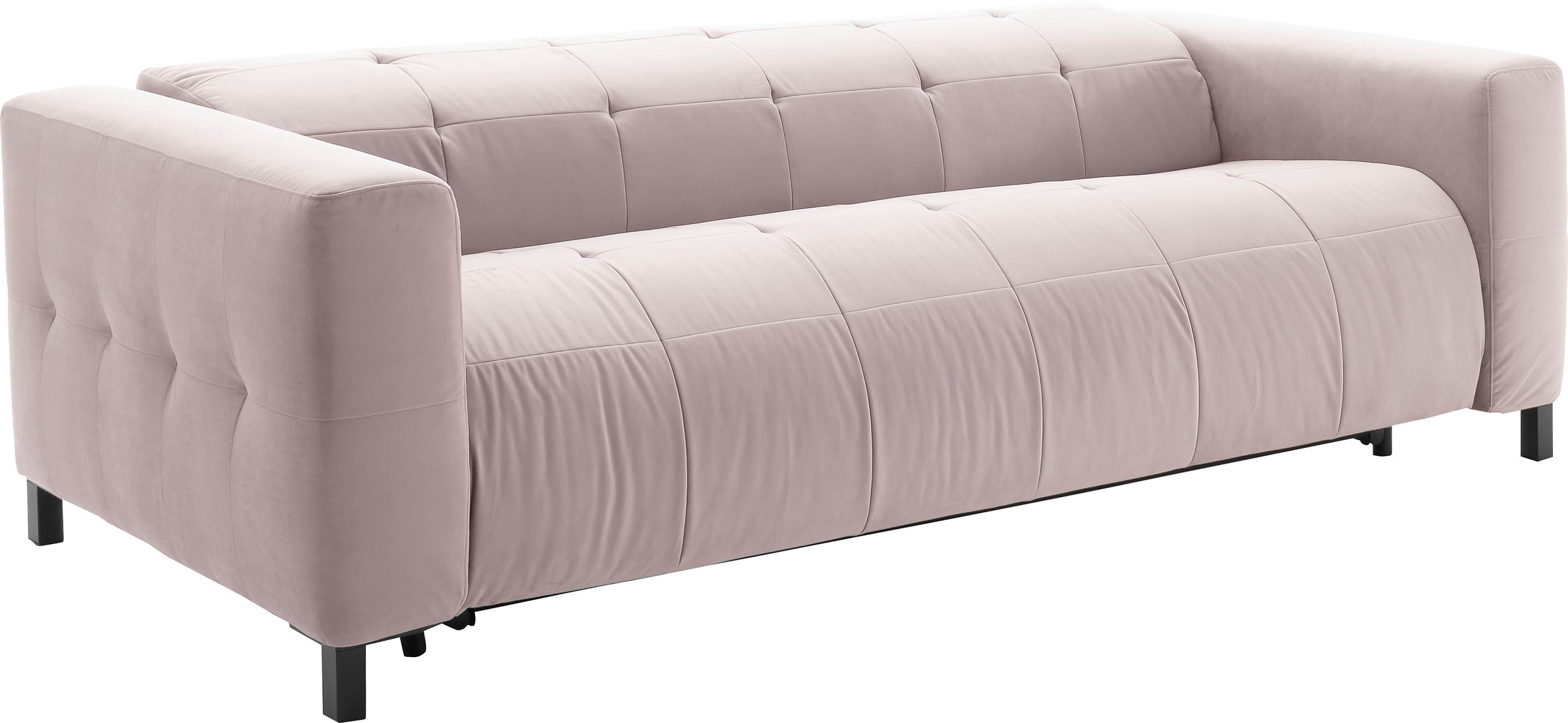 Places of Style Schlafsofa »Termini ; als Dauerschläfer geeignet durch hochwertigen Faltbeschlag«, drei Breiten und 3 Matratzenausführungen, belastbar 200 bis 270 kg
