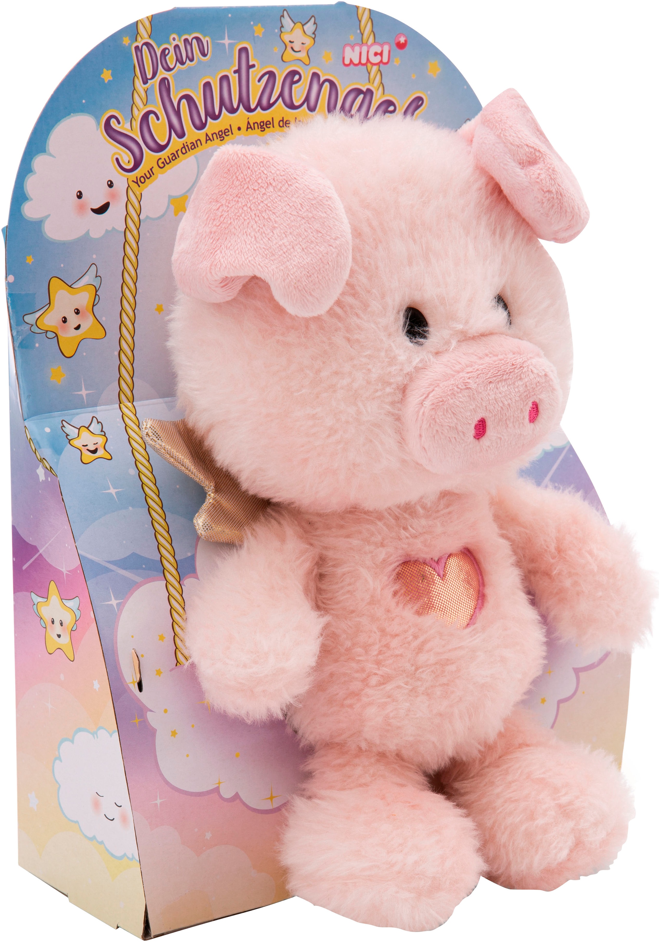 Nici Kuscheltier »Dein Schutzengel, Schwein La La Piggie 28 cm«