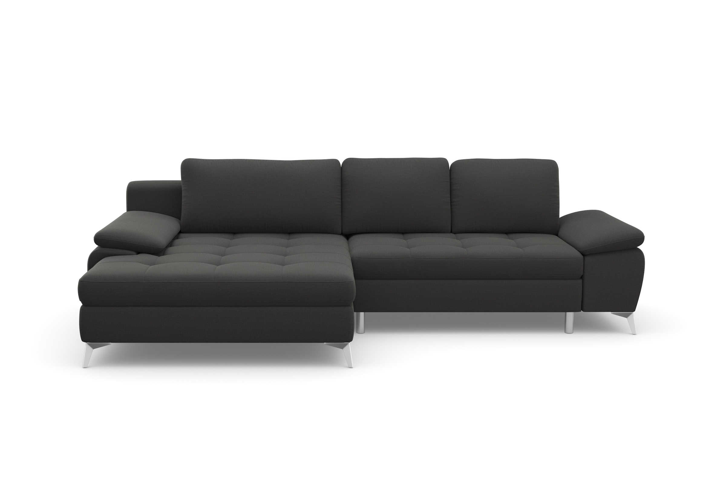 sit&more Ecksofa »Latigo L-Form«, mit Mega-Recamiere, wahlweise mit Bettfunktion und Bettkasten