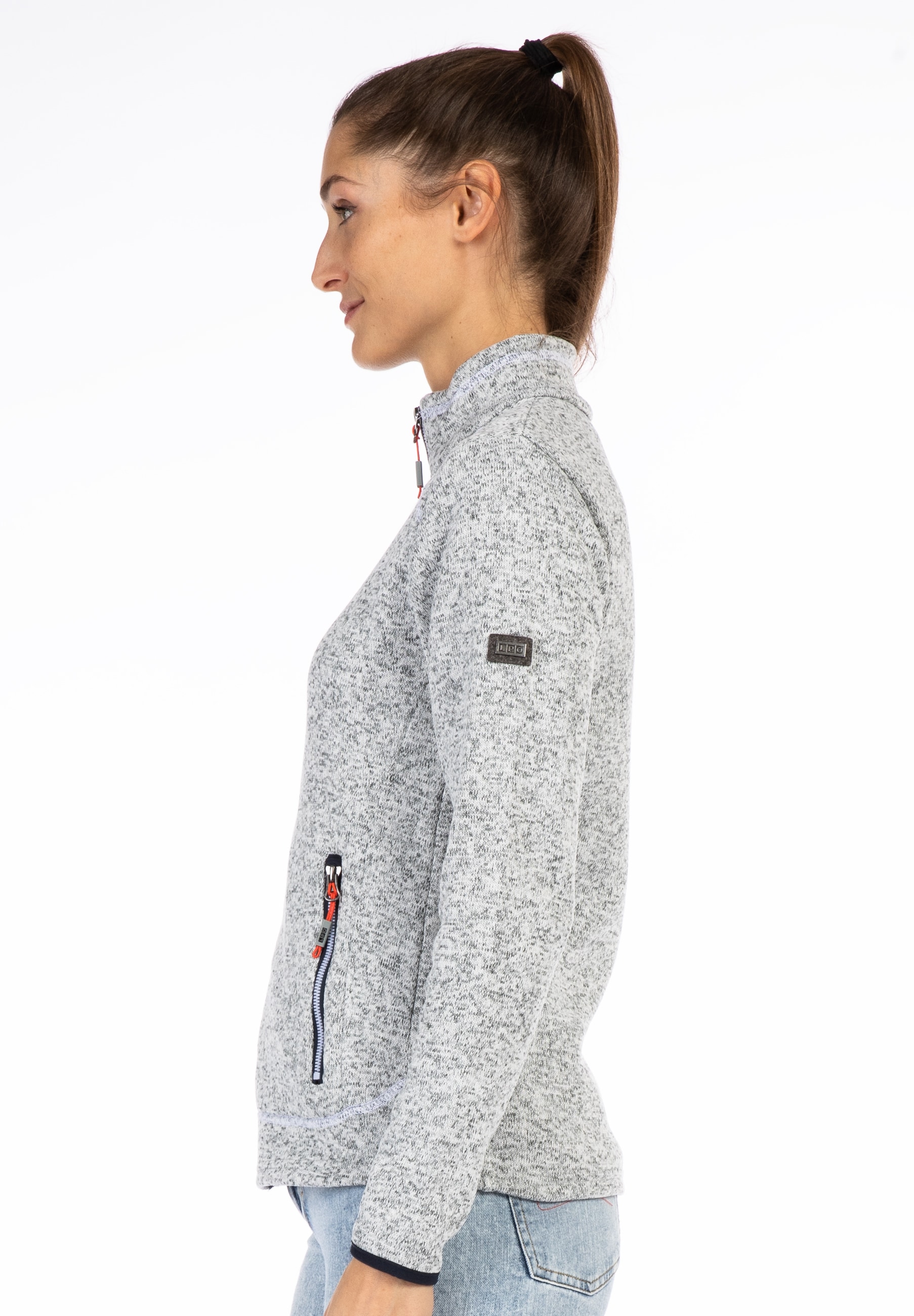 DEPROC Active Strickfleecejacke »KIRKVALE X WOMEN«, auch in Großen Größen erhältlich