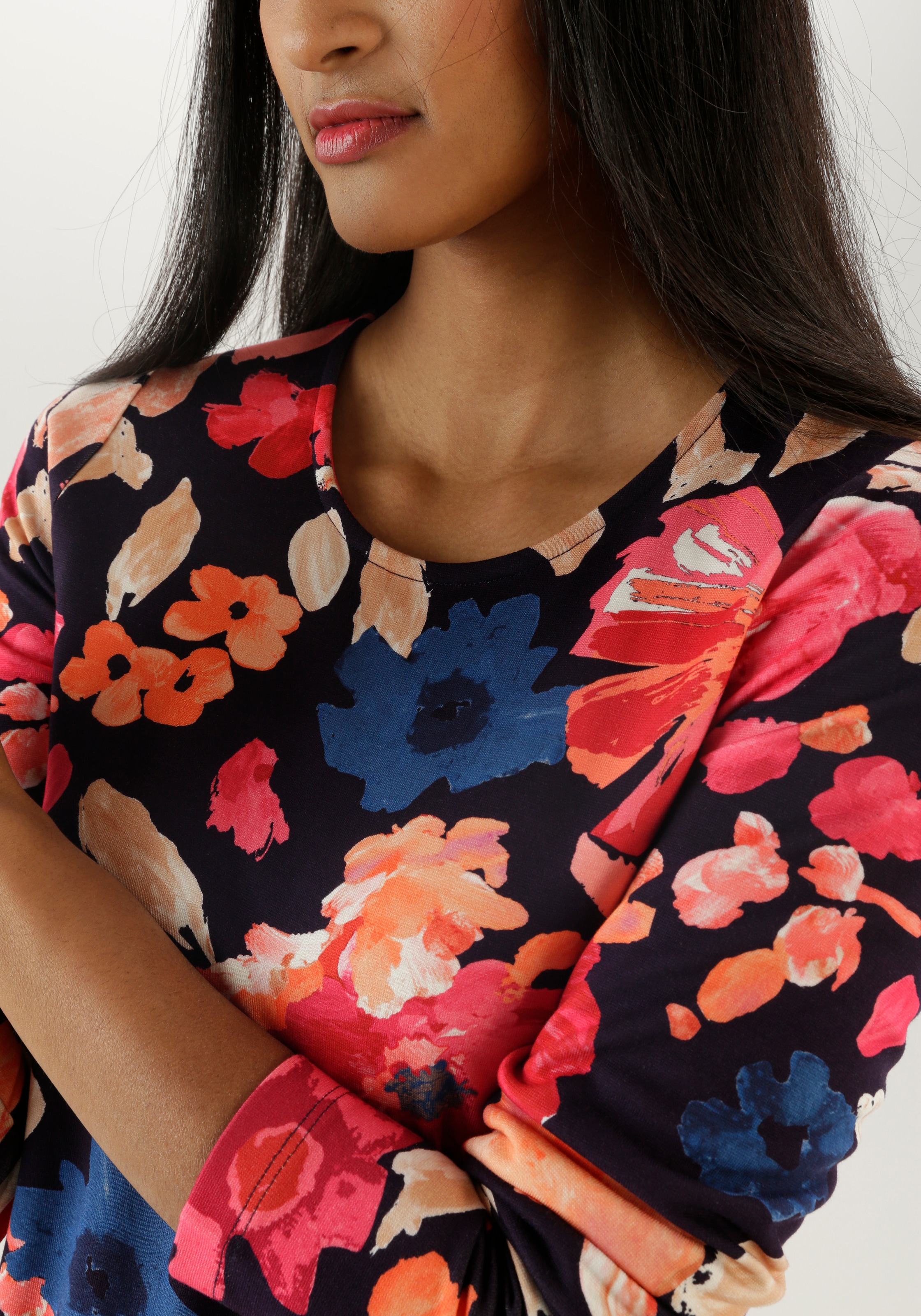 Aniston SELECTED Jerseykleid, in leichte A-Linien-Form