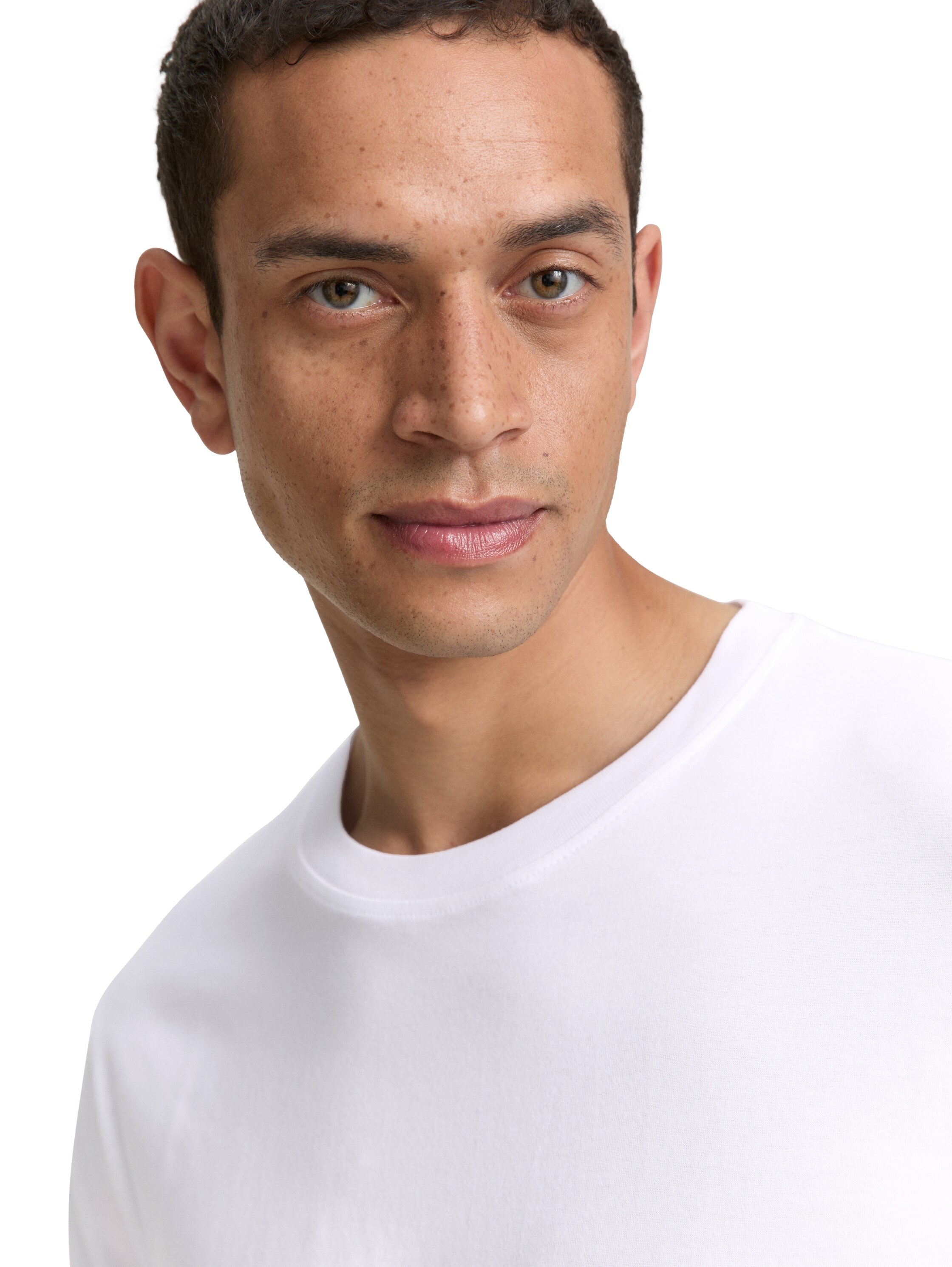 TOM TAILOR T-Shirt, (Packung, 2 tlg.), mit Logo Print