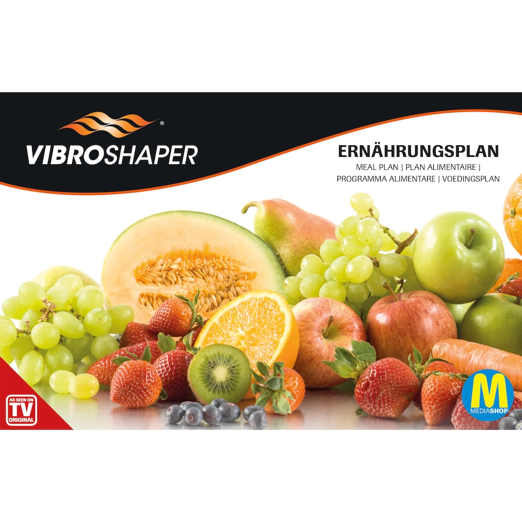 MediaShop Vibrationsplatte »VIBROSHAPER«, 200 W, 3 Intensitätsstufen, (Set)