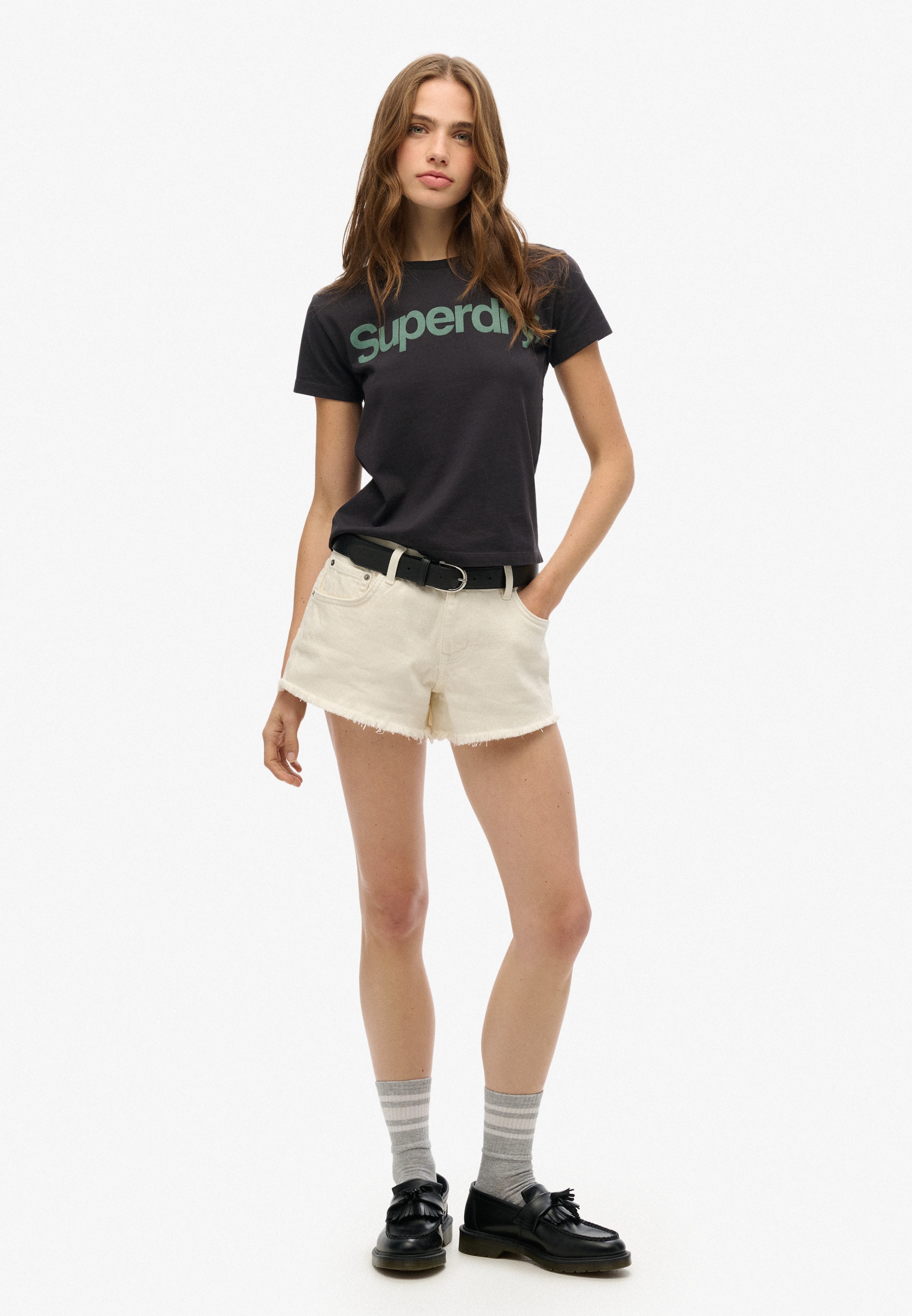 Superdry Kurzarmshirt »CORE LOGO CITY FITTED TEE«