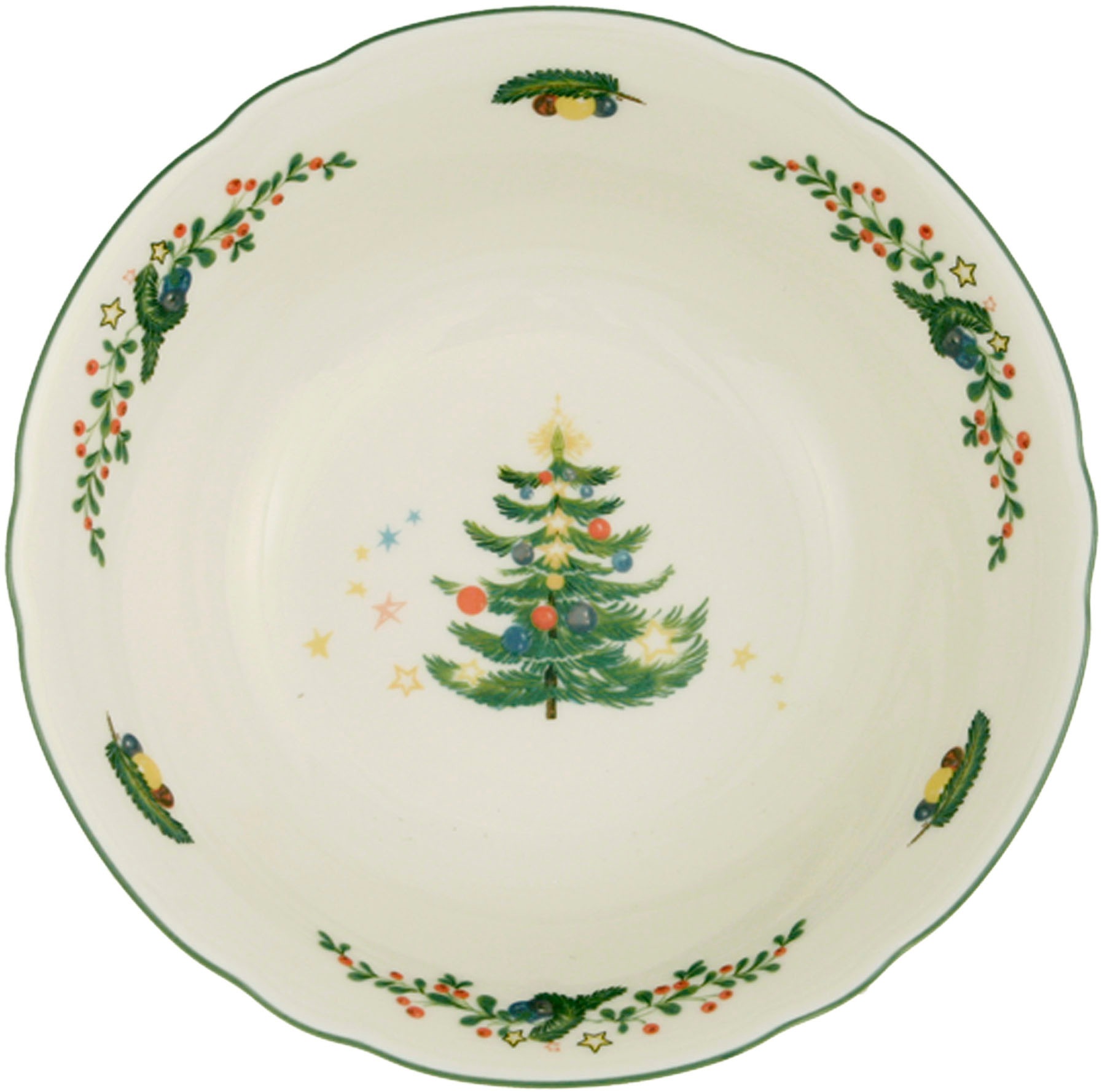 Seltmann Weiden Dessertschale »Marieluise Weihnachten, rund 15 cm« 1 tlg. aus Porzellan Schale mit weihnachtlichem Dekor