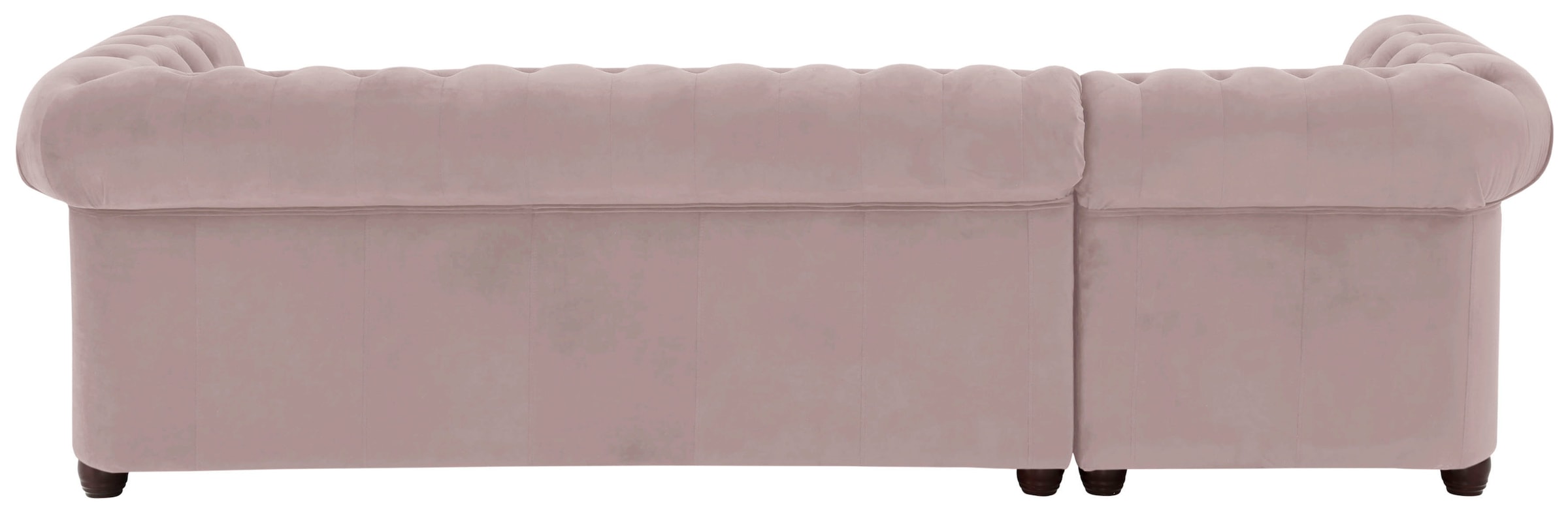 Home affaire Chesterfield-Sofa »New Castle L-Form« hochwertige Knopfheftung in Chesterfield-Design, B/T/H: 255(171/72)
