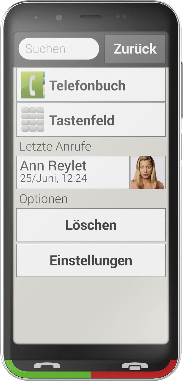 6. Bild von Emporia Smartphone »emporiaSuperEASY«, schwarz