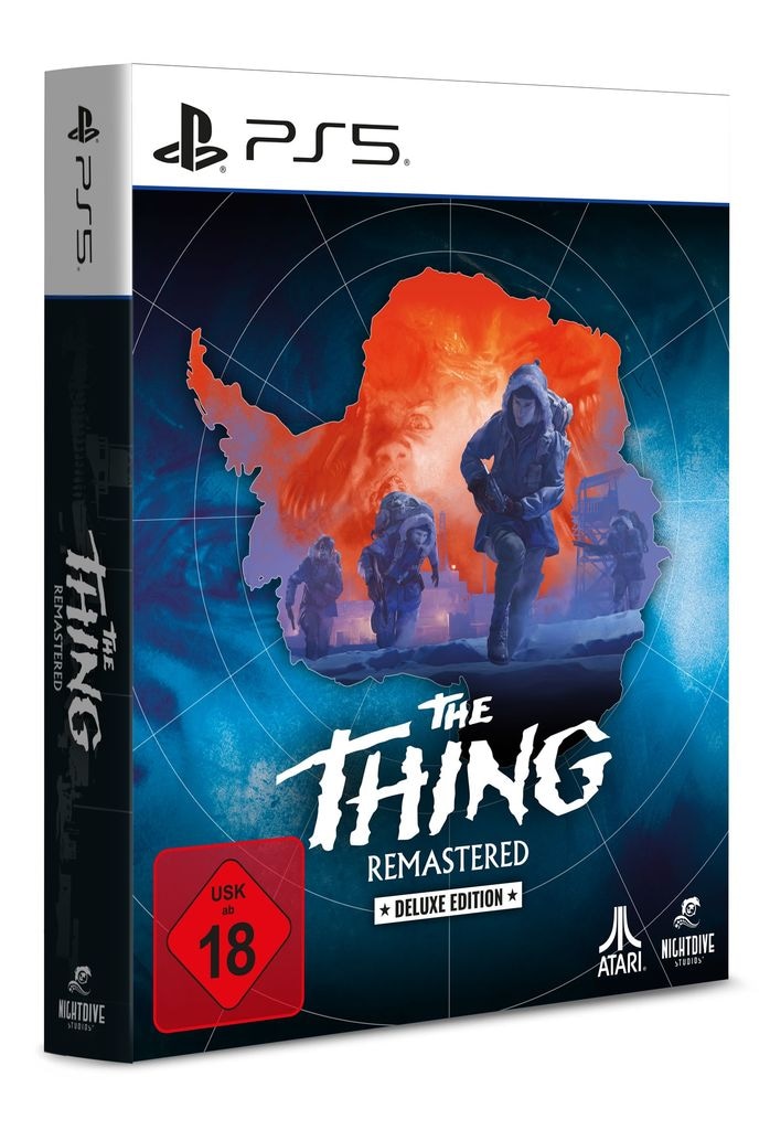 ATARI Spielesoftware »The Thing: Remastered - Deluxe Edition«, PlayStation 5, Sammlerbox mit exklusiven Inhalten u.a. Steelbook und 2 Aufnähpatches