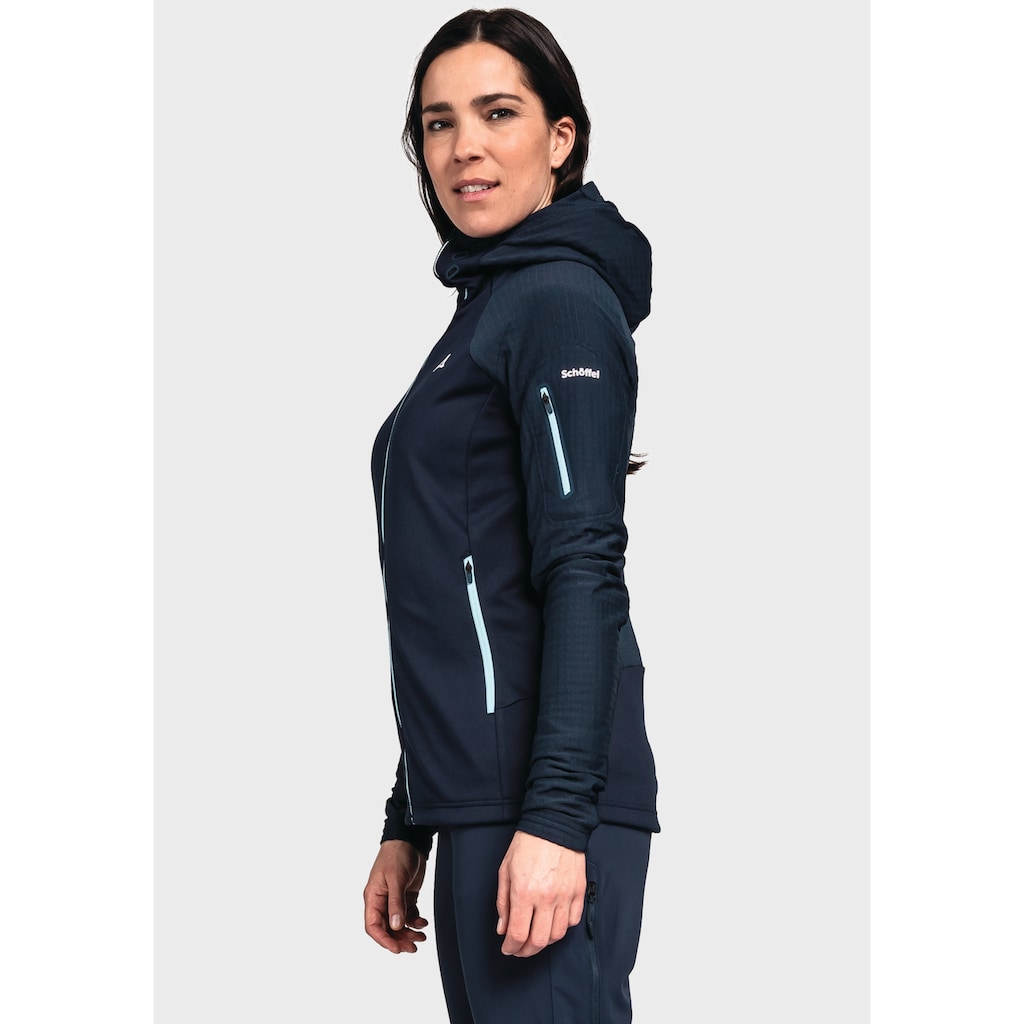 Schöffel Fleecejacke »Fleece Hoody Rotbach L«, mit Kapuze