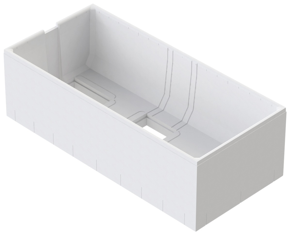 OTTOFOND Badewanne »Set Duobadewanne«, (3 tlg.), 1900/900 mm, Duobadewanne
