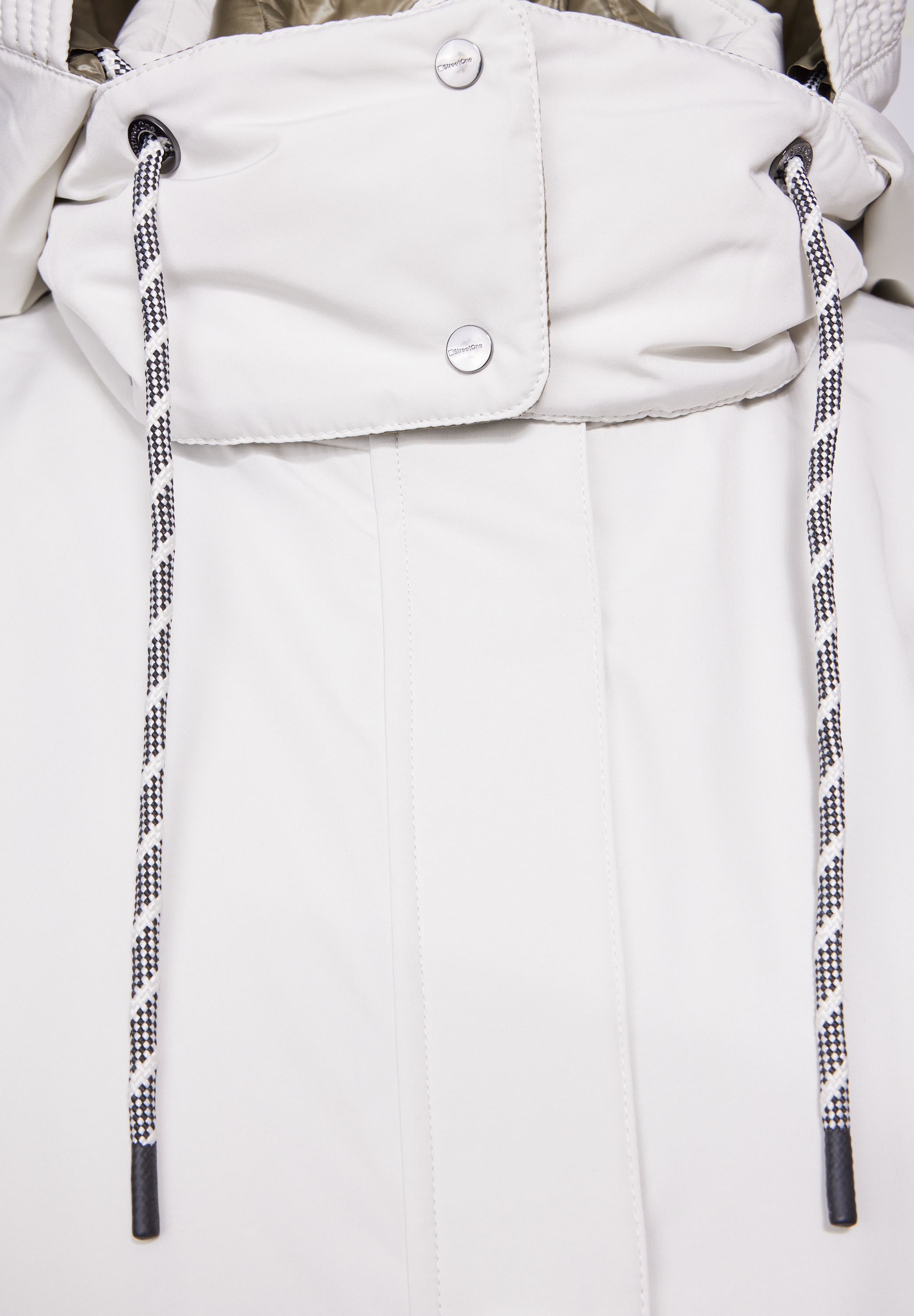 STREET ONE Parka, mit Kapuze, in 2-in-1-Optik