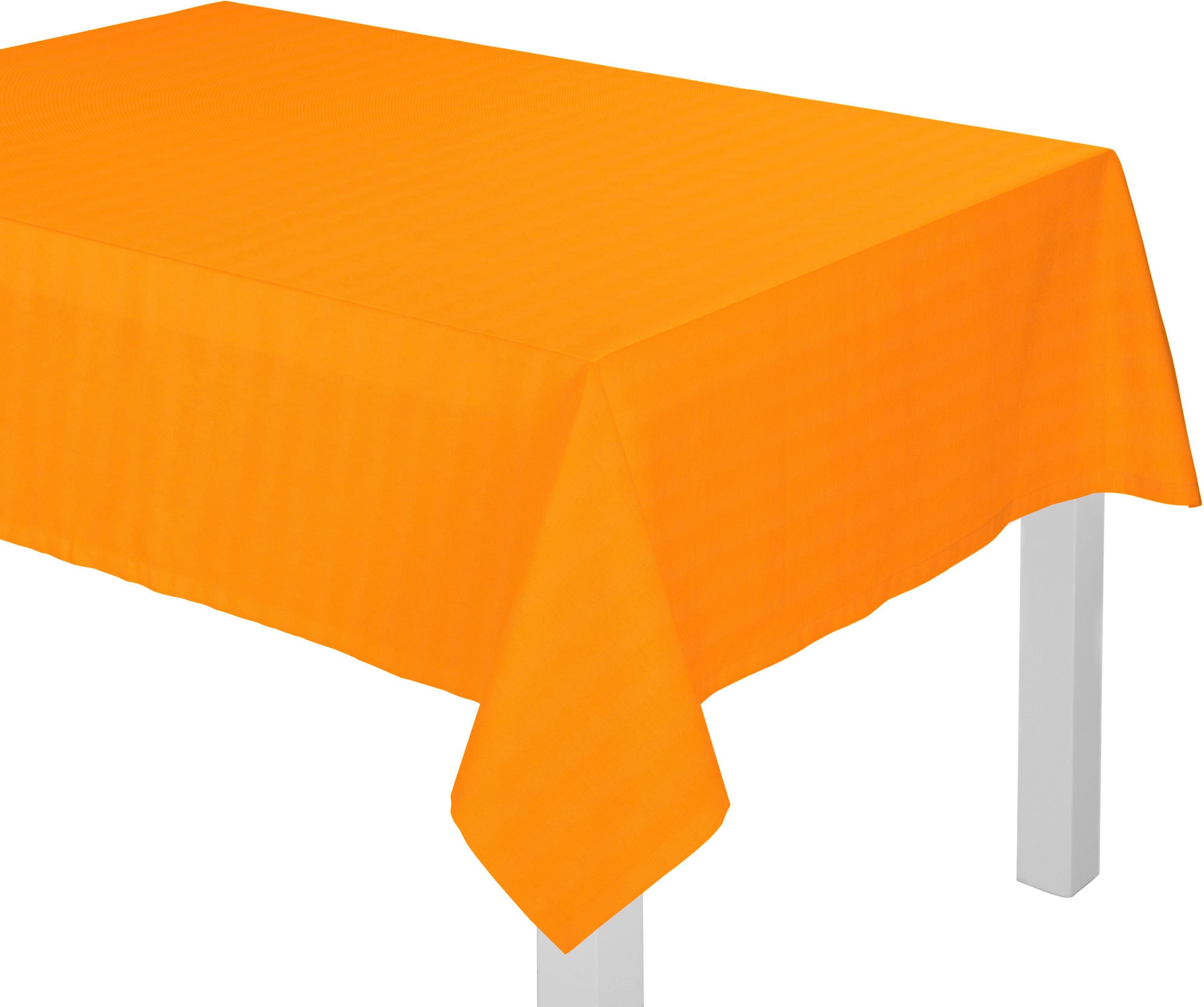 WIRTH Tischdecke »Natur« orange Obermaterial: 100% Baumwolle B/L: 85 cm x 85 cm