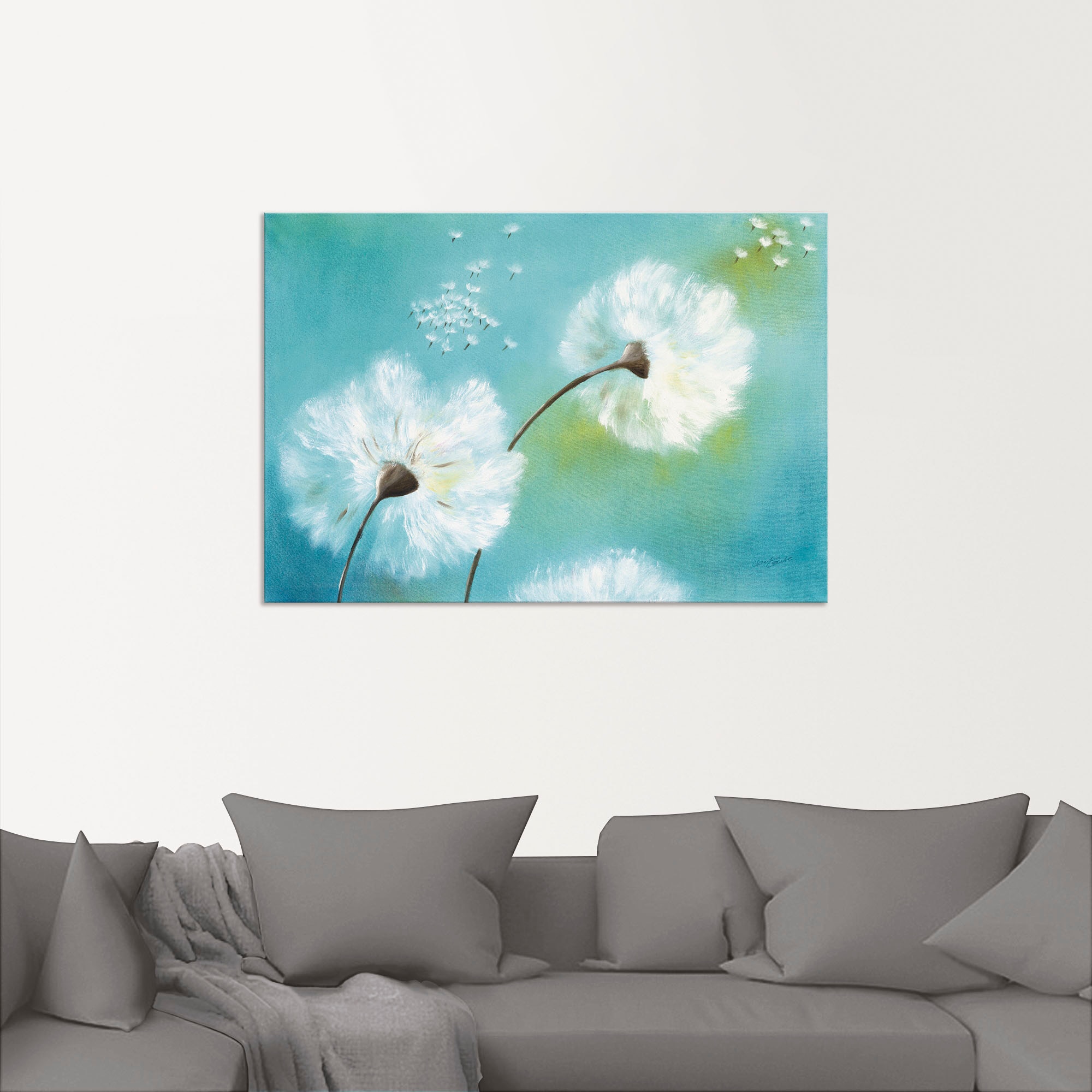 Artland Wandbild »Pusteblumen«, Blumen, (1 St.), als Alubild, Outdoorbild, günstig online kaufen