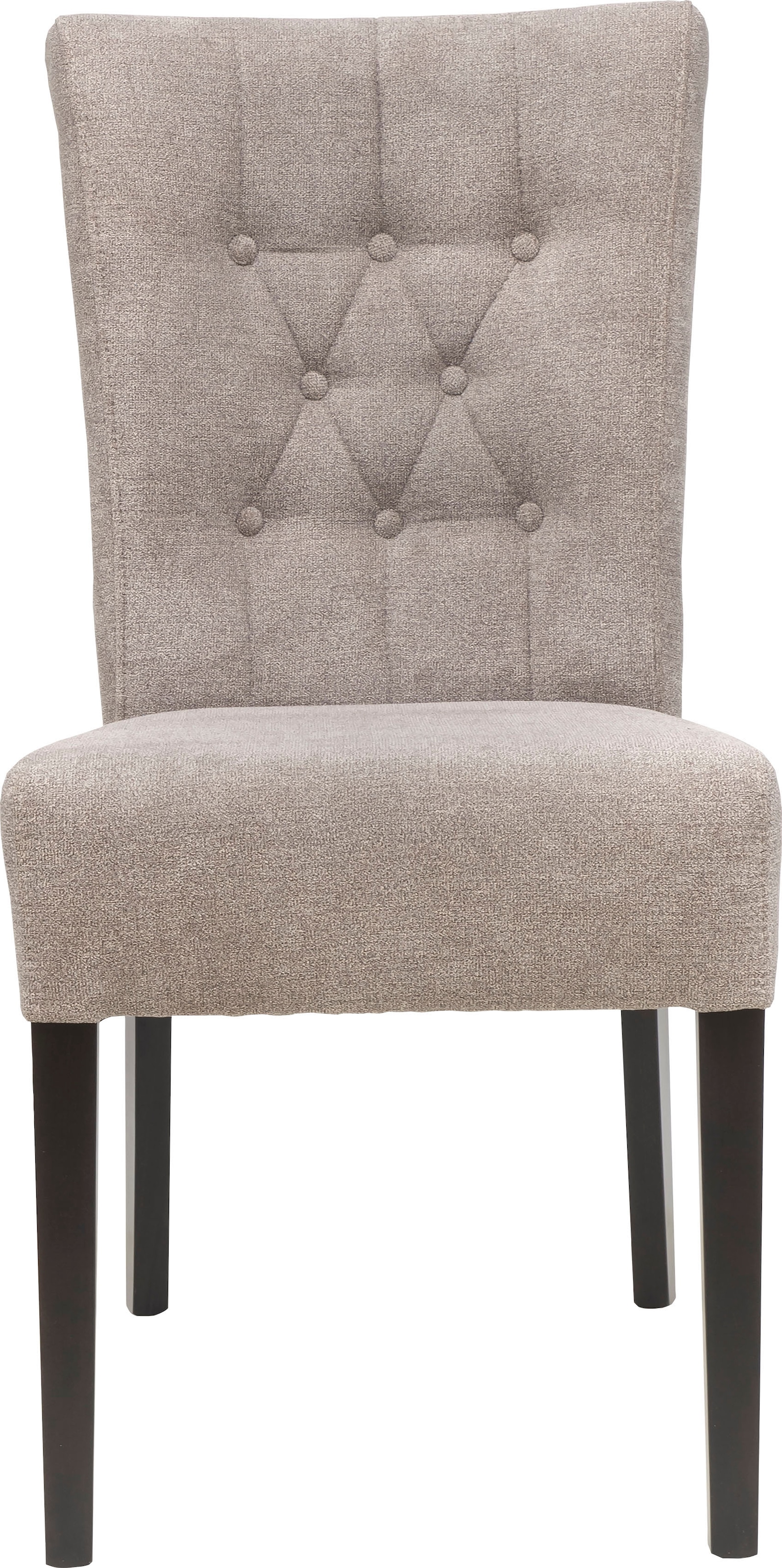 Home affaire Esszimmerstuhl »Queen BESTSELLER«, (Set), 4 St., Feinstruktur, Polsterstuhl mit Knopfheftung, 2er, 4er oder 6er Set