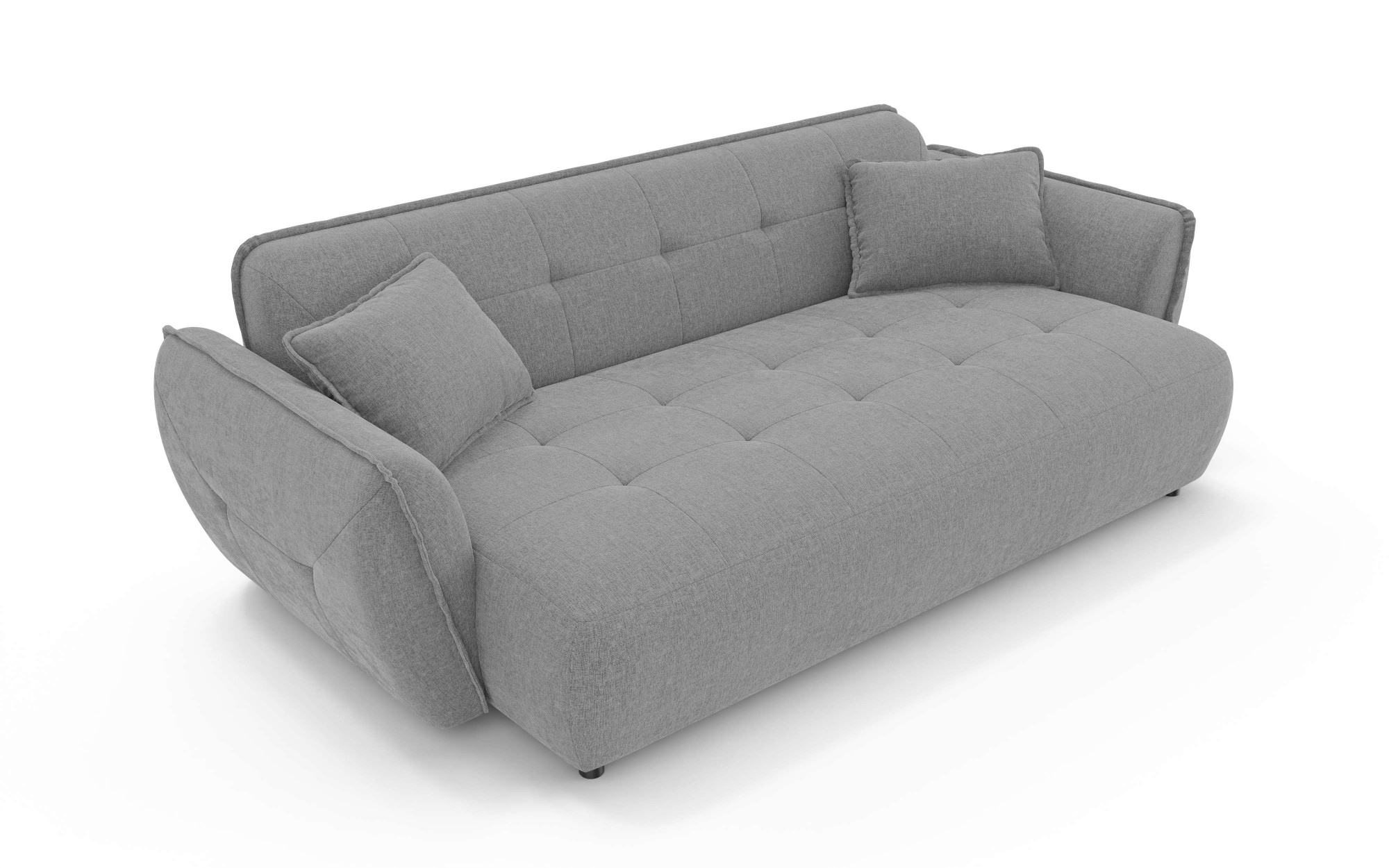 Home affaire Big-Sofa »MIRELDA Design-Sofa mit Steppungen, hoher Sitzkomfort, Breite 251 cm« elegant und bequem, enthält 2 Zierkissen, belastbar bis 480kg