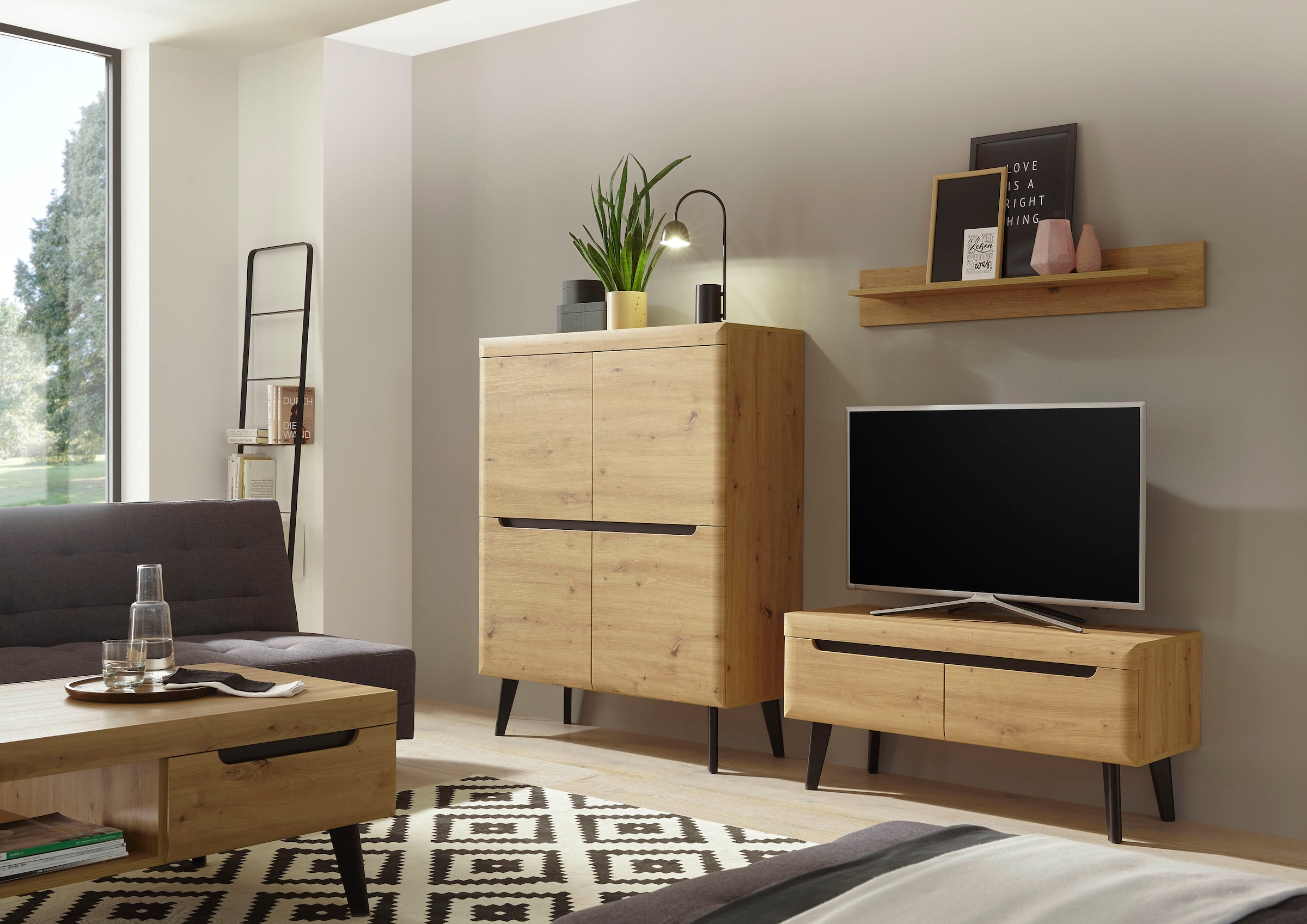 INOSIGN Wohnwand »Torge, Anbauwand, Schrankwand, Mediawand, Wohnzimmer-Set« 3 Stk. tlg.