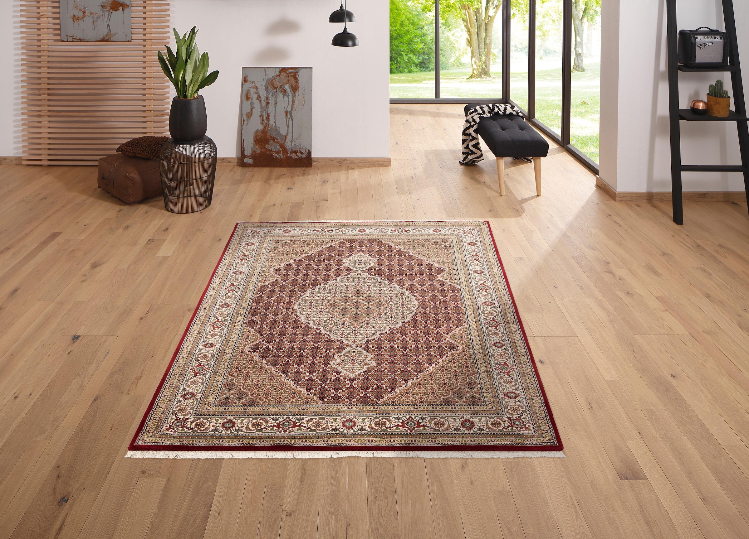 OTTO home Orientteppich »Irrfan« rechteckig 12 mm Höhe handgeknüpft, Materi günstig online kaufen