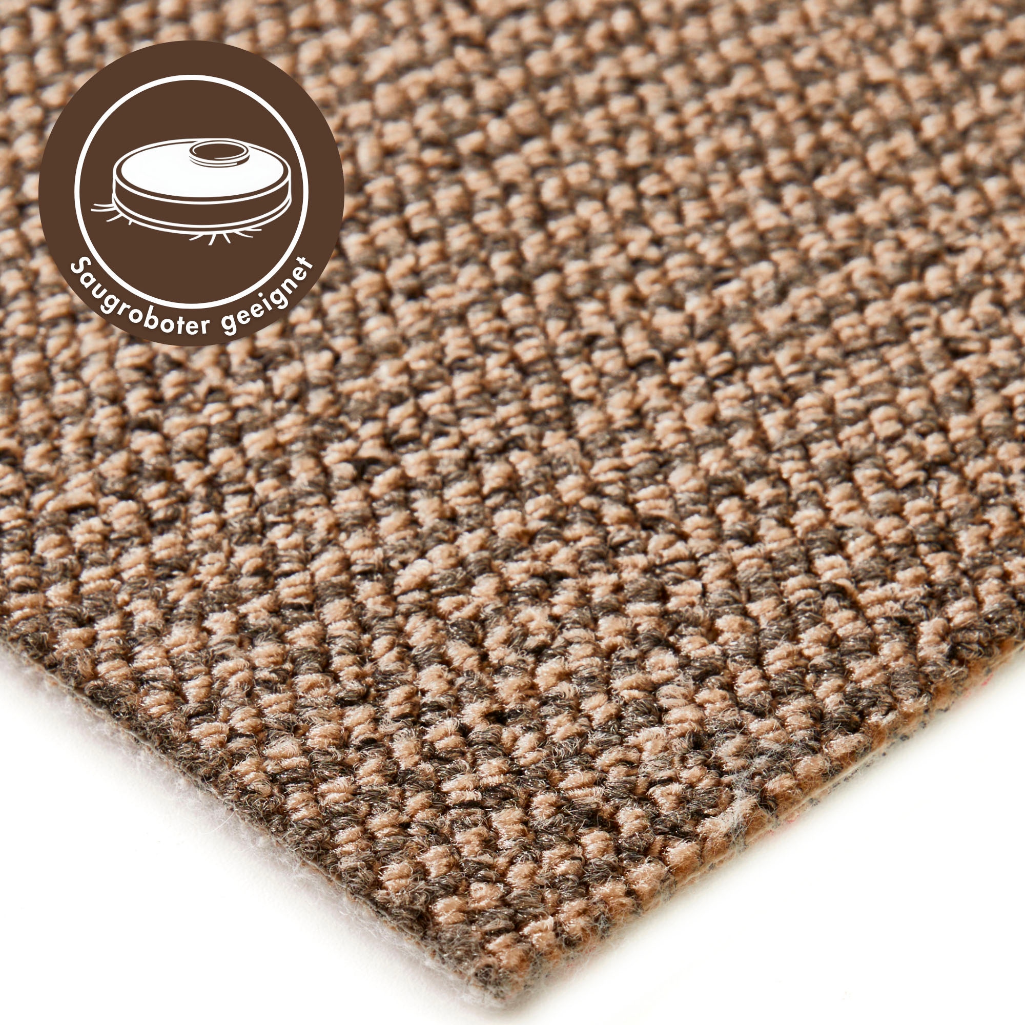 Andiamo Teppichboden »Tulsa, Schlinge, Made in Belgium«, rechteckig, 6 mm Höhe, meliert, Breite 400 cm oder 500 cm, strapazierfähig & pflegeleicht
